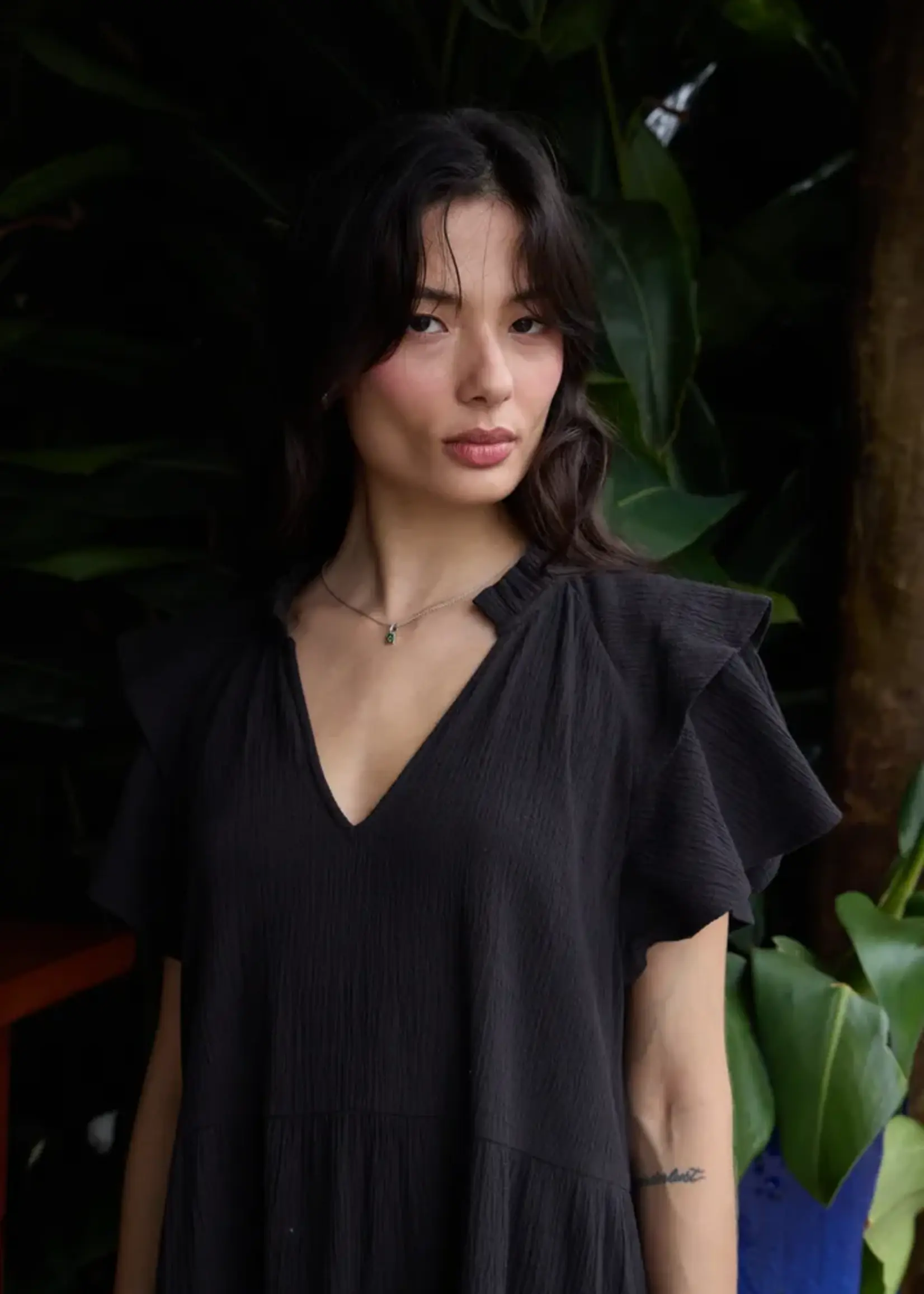 ICHI ICHI Robe Lifana - Black