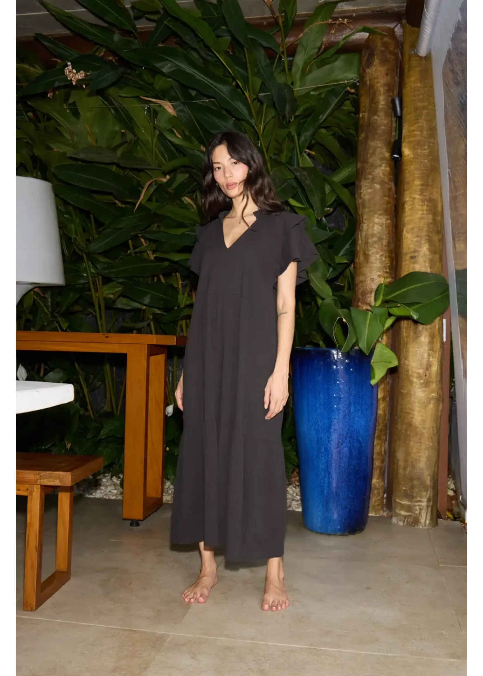 ICHI ICHI Robe Lifana - Black