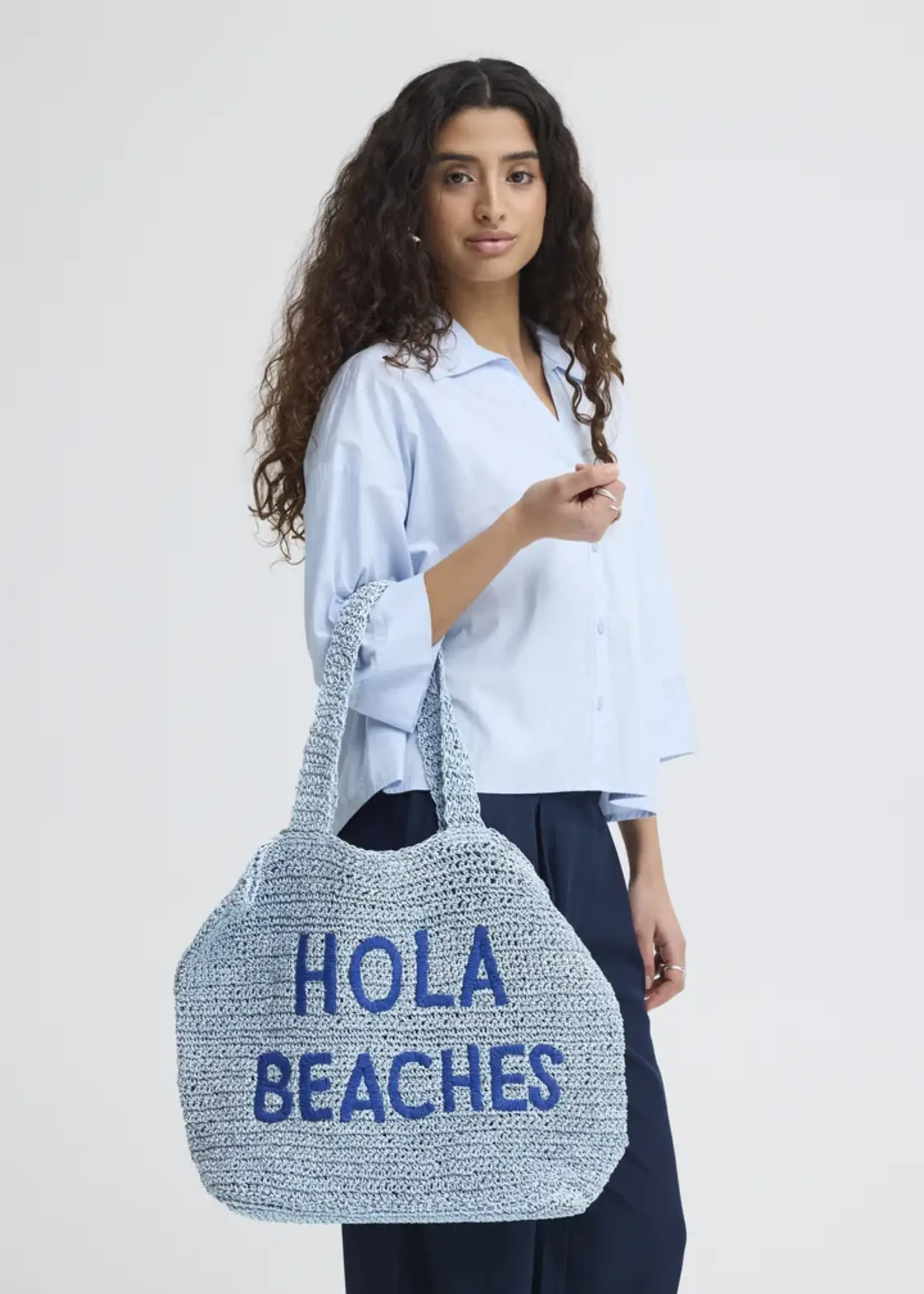 ICHI ICHI Sac De Plage Svea Hola Beaches - Powder Blue