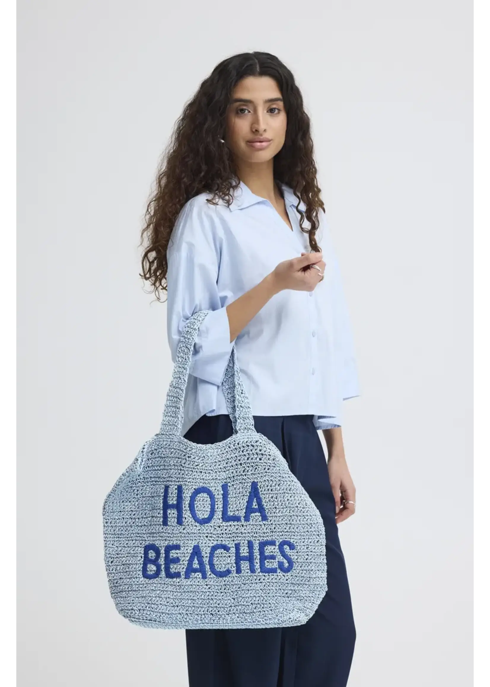 ICHI ICHI Svea Bag Hola Beaches - Powder Blue