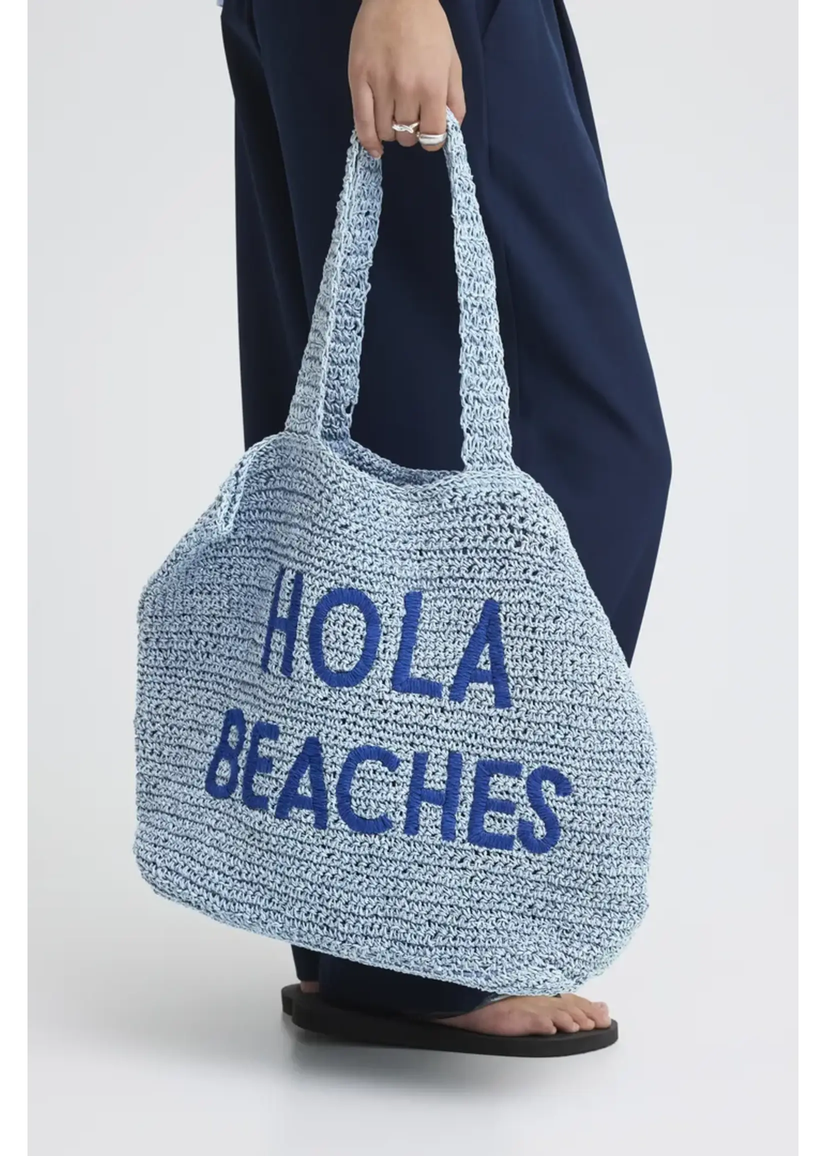 ICHI ICHI Svea Bag Hola Beaches - Powder Blue