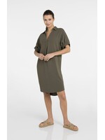 Yaya Women YAYA V-Neck Dress - Army Green