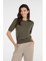 Yaya Women YAYA Chandail Manches Courtes - Army Green