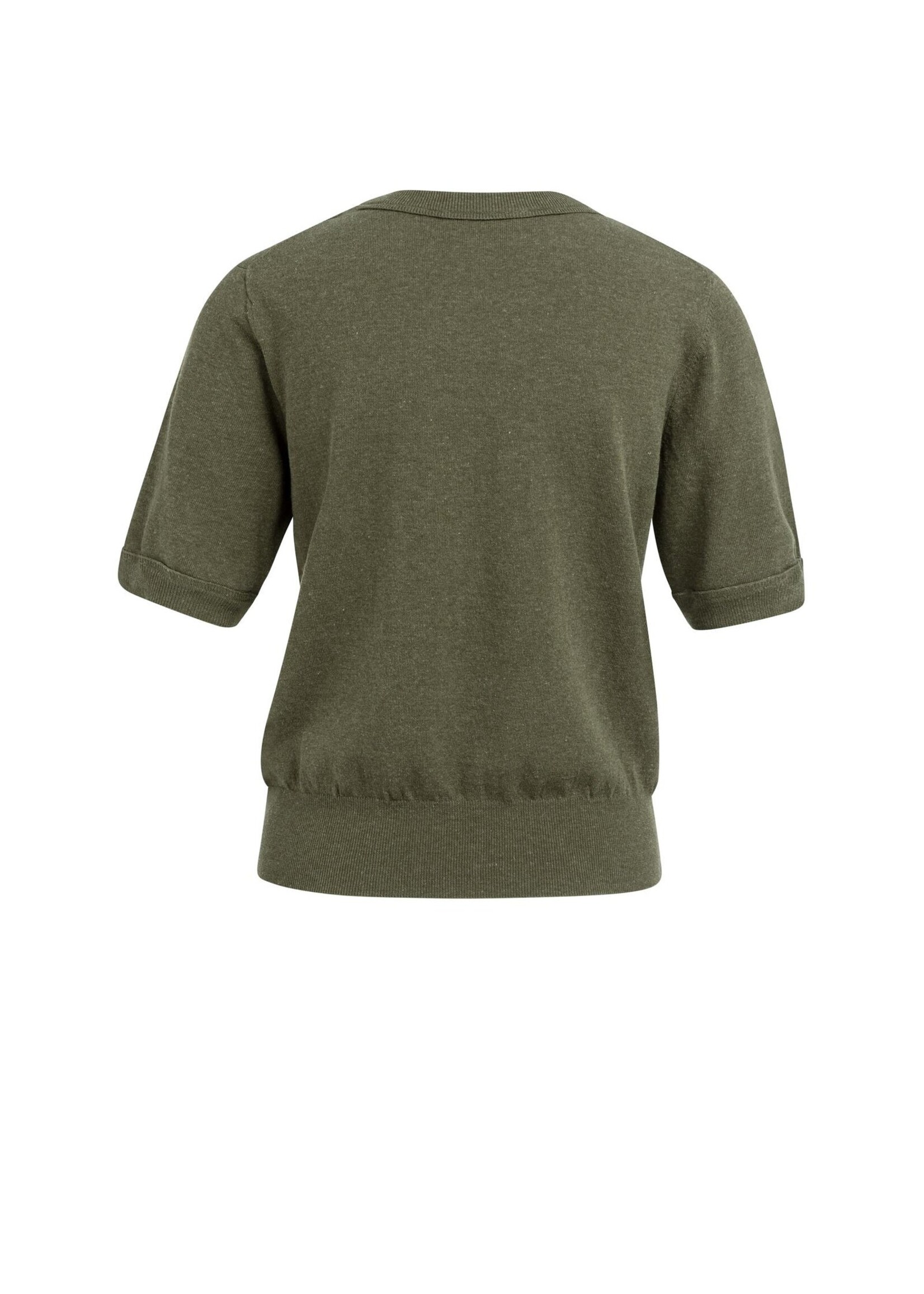 Yaya Women YAYA Chandail Manches Courtes - Army Green
