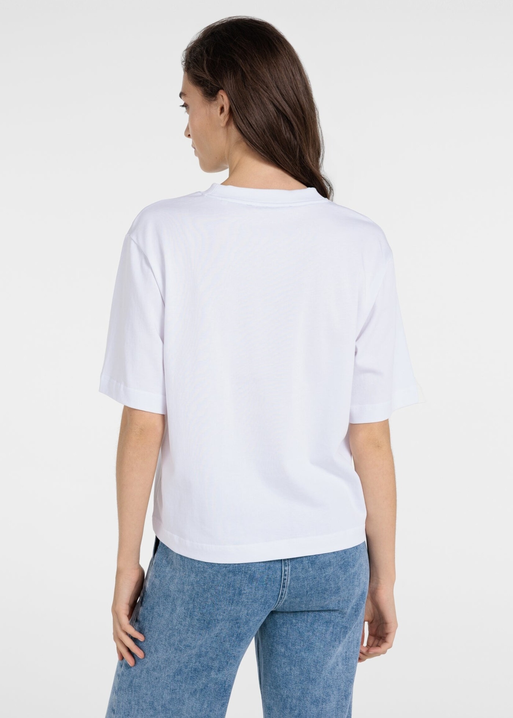 Yaya Women YAYA Printed T-Shirt - Light Blue
