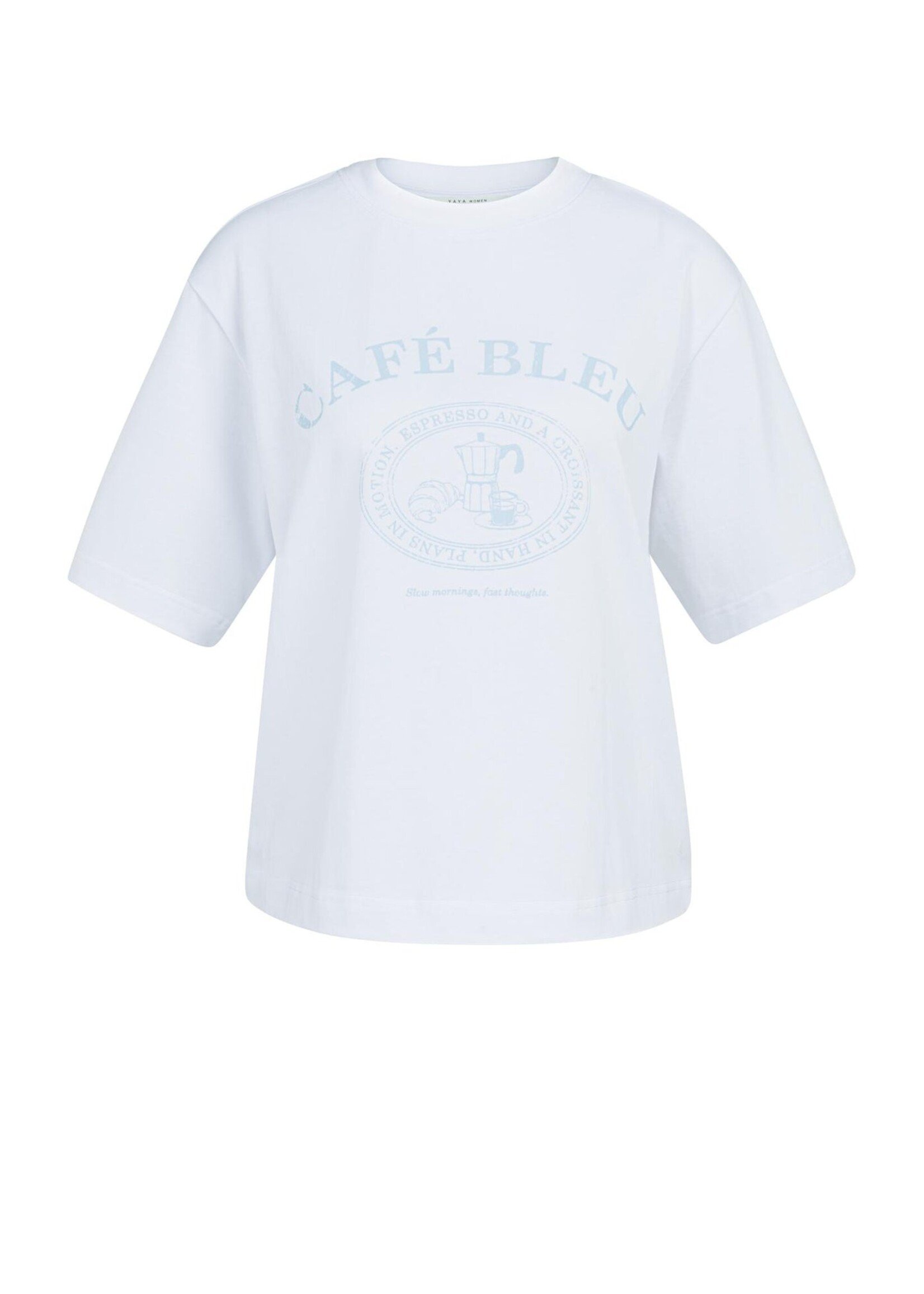 Yaya Women YAYA T-Shirt À Imprimer - Light Blue