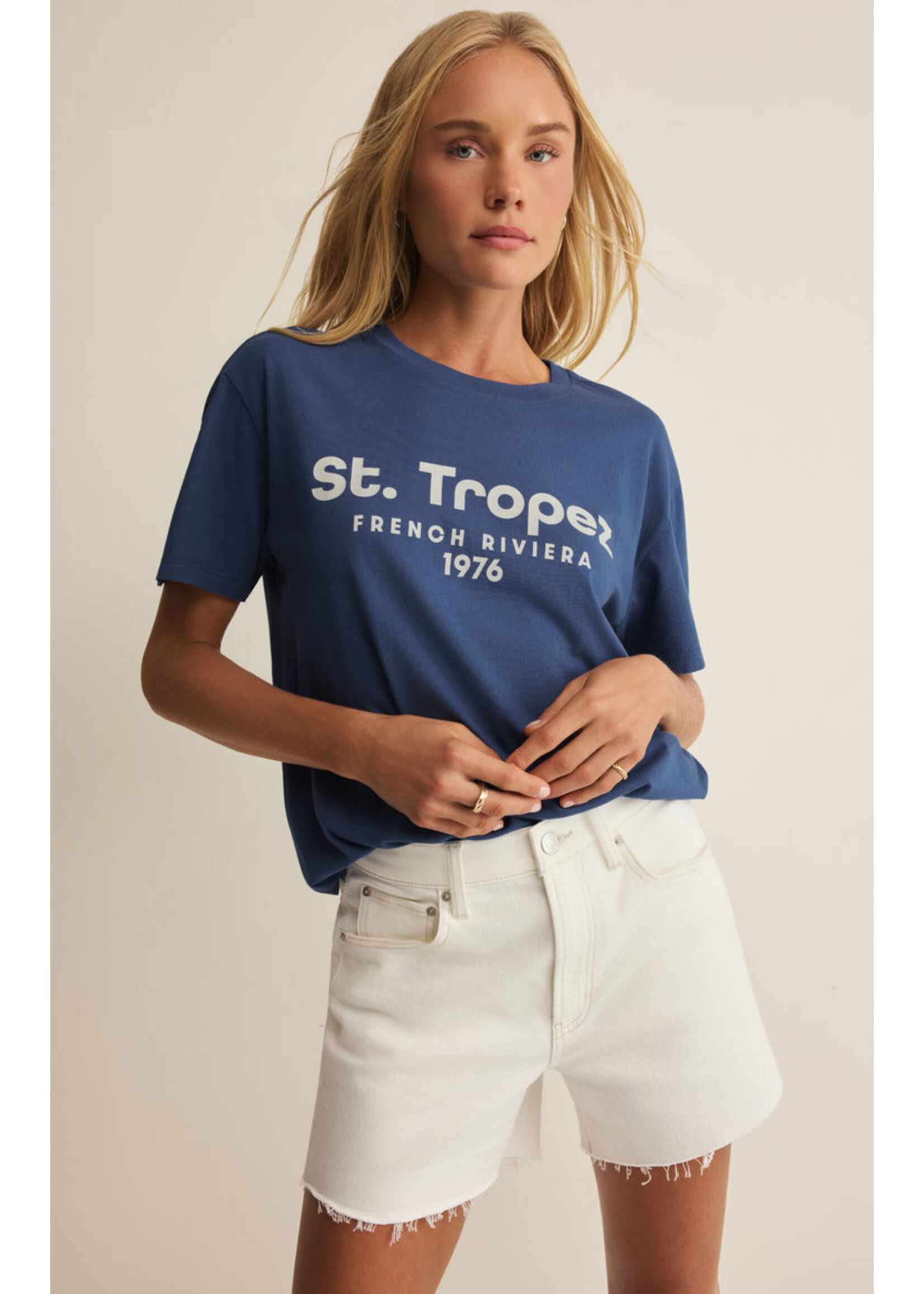 Z-Supply Z-Supply St-Tropez BF Tee - True Navy
