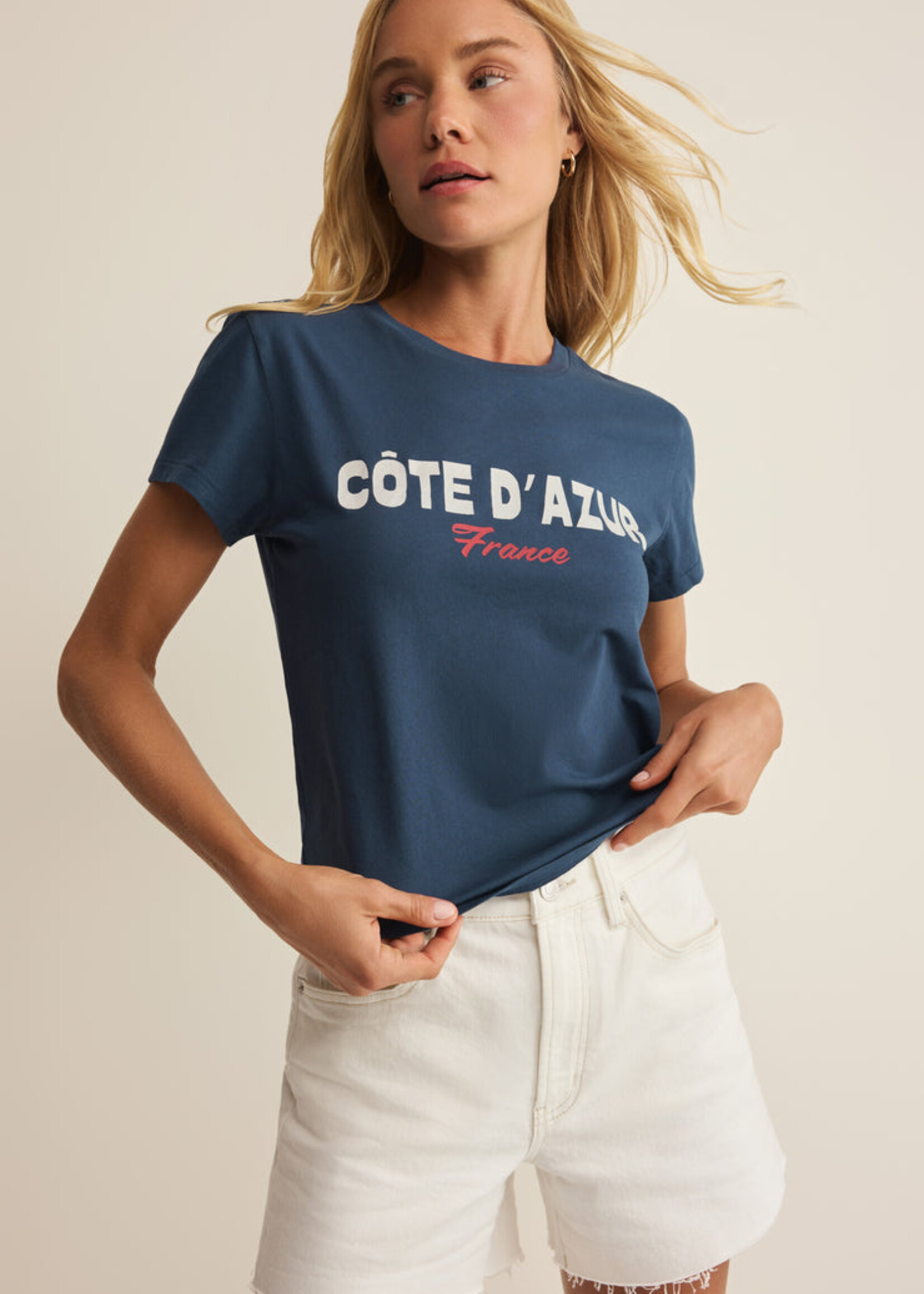 Z-Supply Z-Supply Cote d'Azure Tourist Tee - Twilight Blue