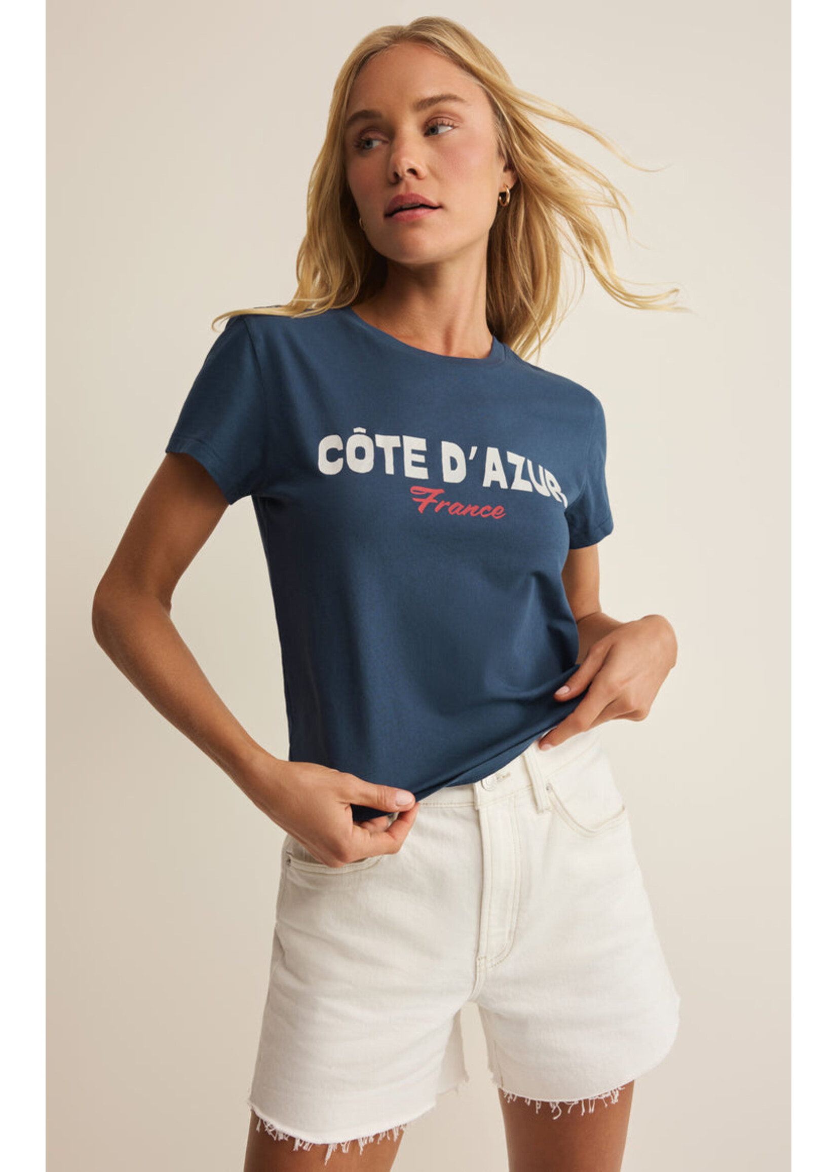 Z-Supply Z-Supply Cote d'Azure Tourist Tee - Twilight Blue