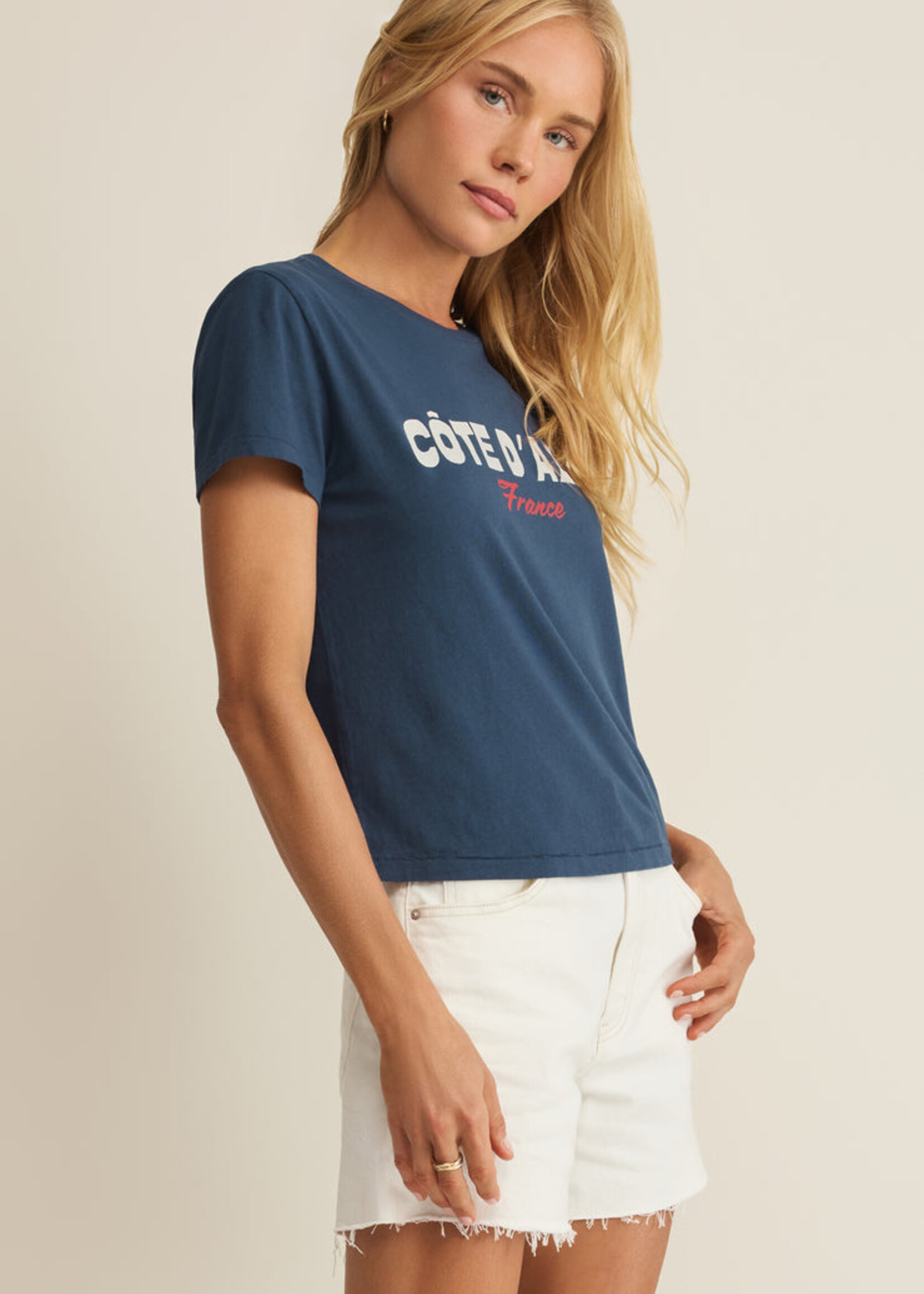 Z-Supply Z-Supply Cote d'Azure Tourist Tee - Twilight Blue