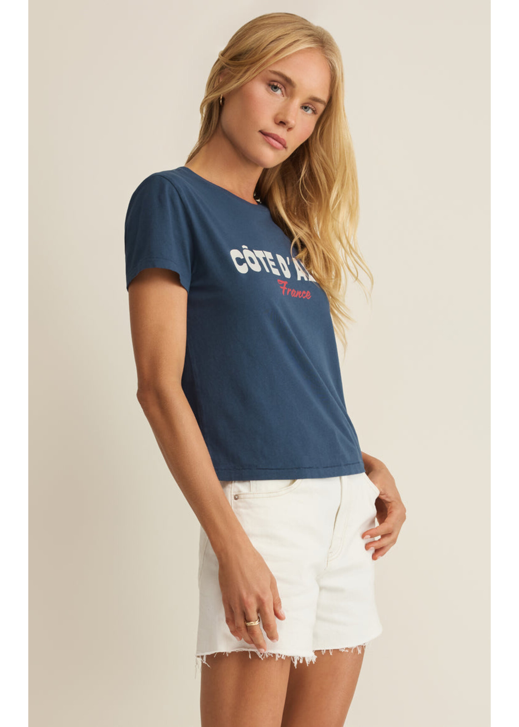 Z-Supply Z-Supply Cote d'Azure Tourist Tee - Twilight Blue