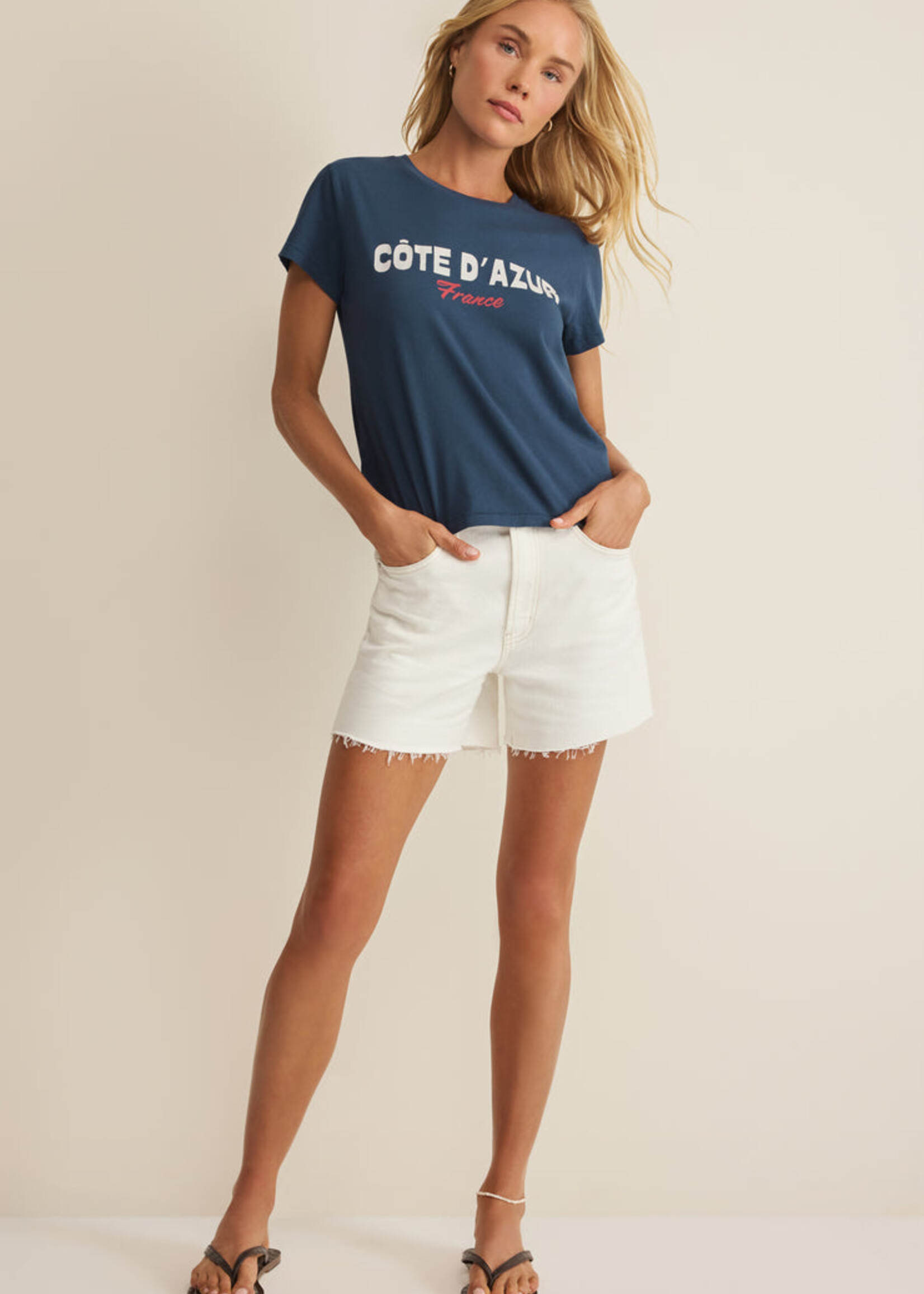 Z-Supply Z-Supply Cote d'Azure Tourist Tee - Twilight Blue