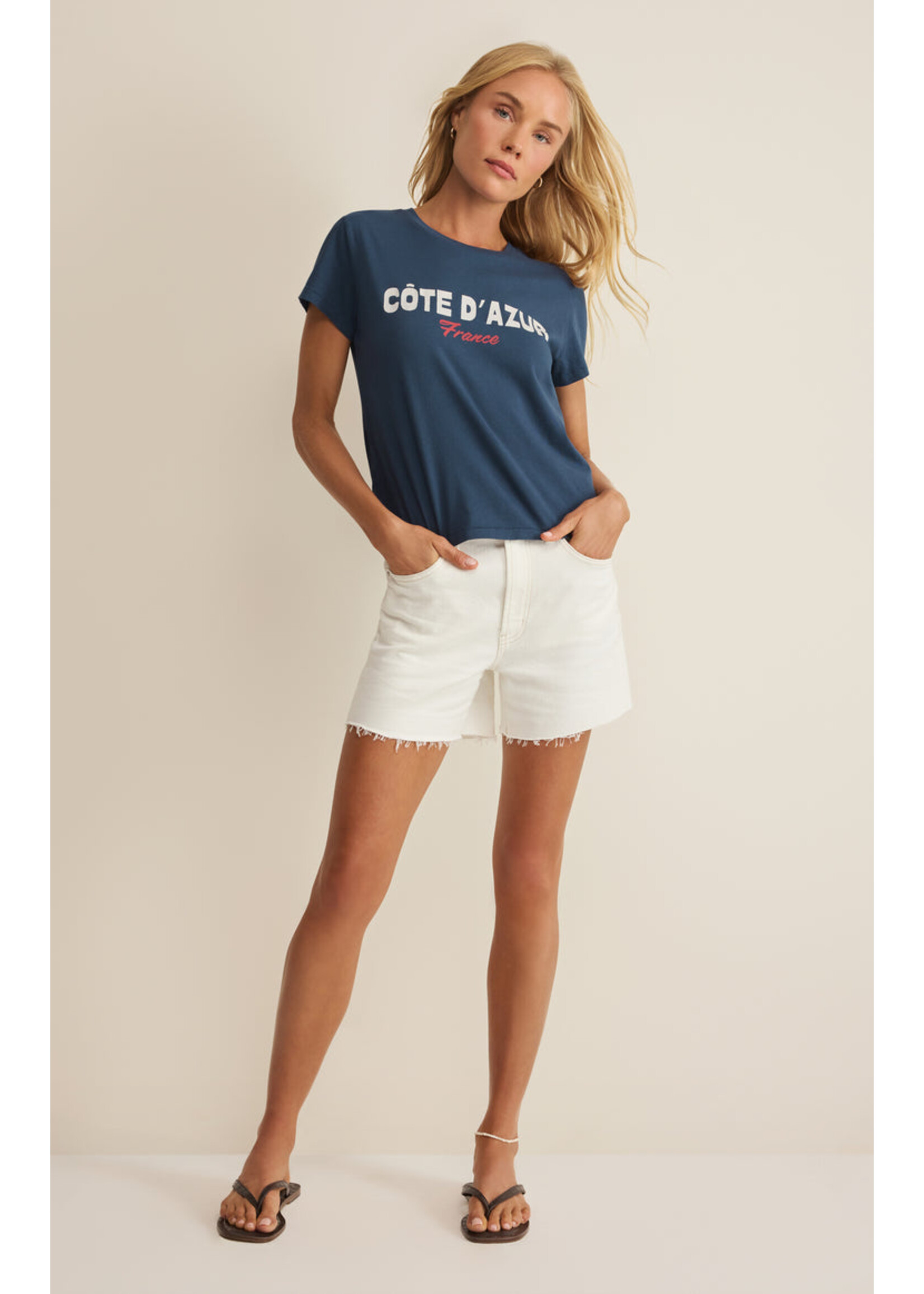 Z-Supply Z-Supply Cote d'Azure Tourist Tee - Twilight Blue
