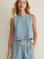 Z-Supply Z-Supply Sun Seeker Denim Tank - Coastal Water