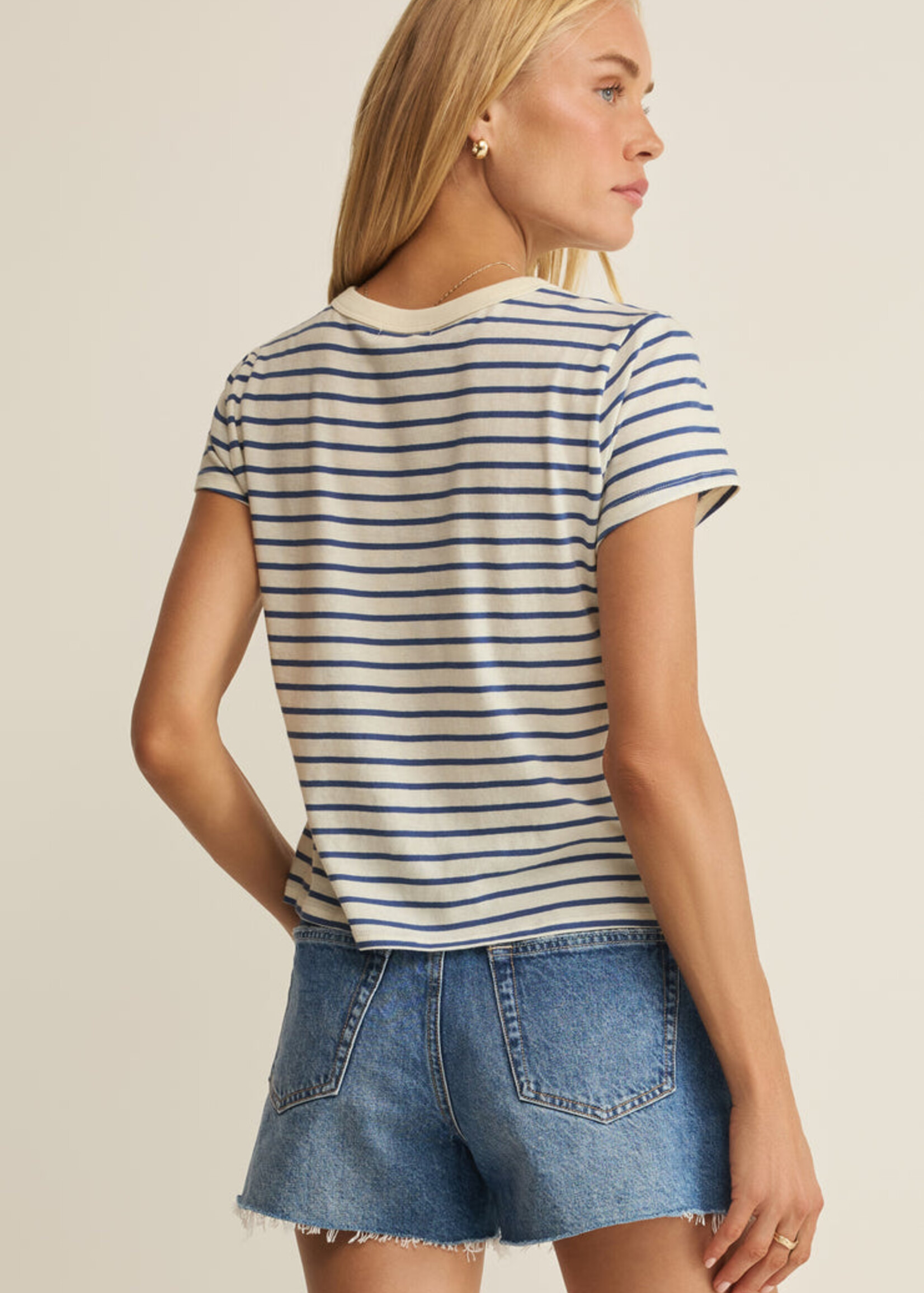 Z-Supply Z-Supply Junie Striped Tee - True Navy