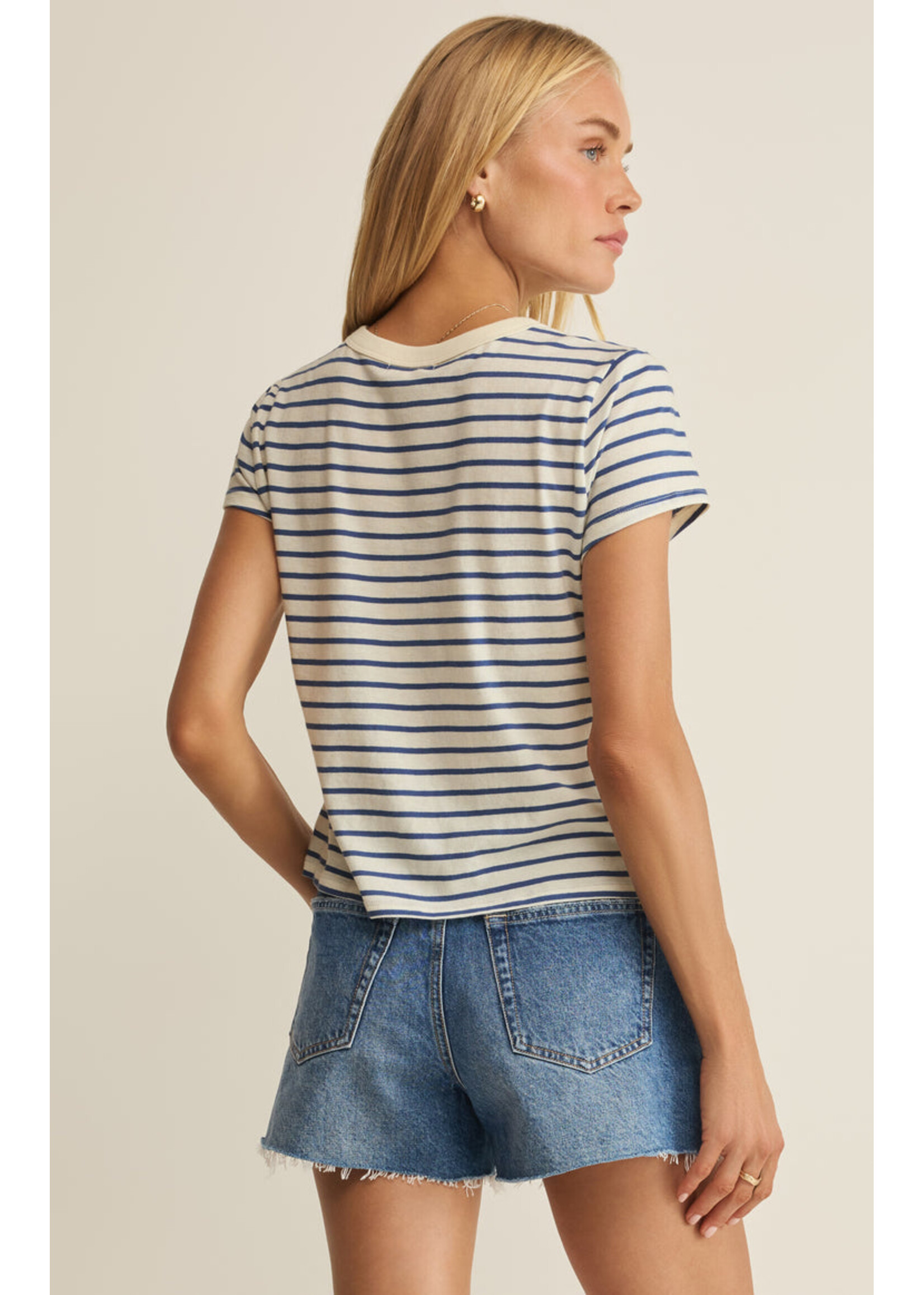 Z-Supply Z-Supply Junie Striped Tee - True Navy