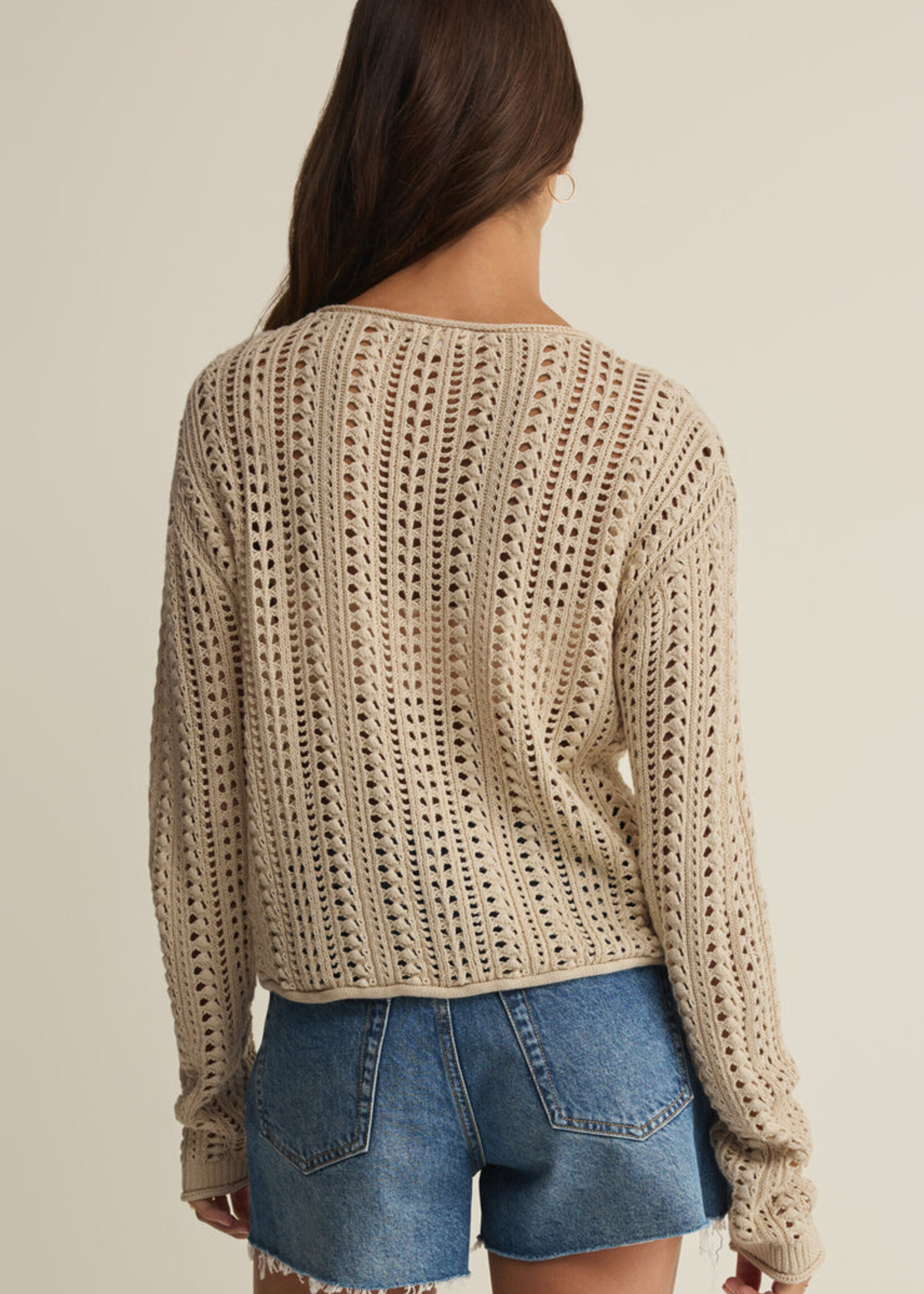 Z-Supply Z-Supply Pull en Crochet Upland- Island Coconut