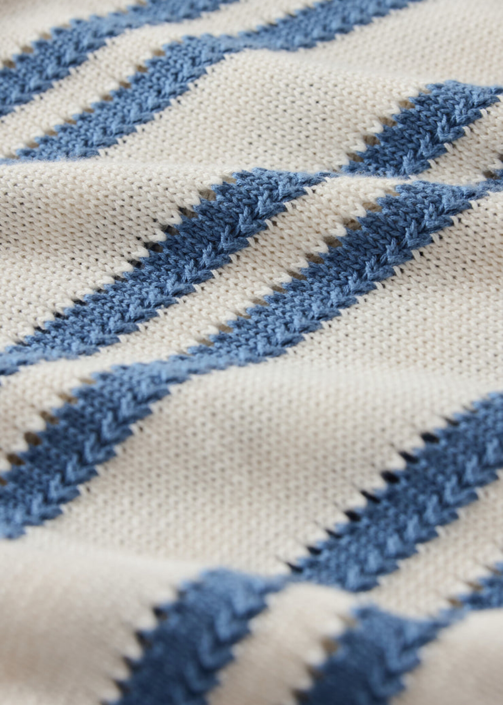 Z-Supply Z-Supply Pull rayé Prado - Lake Blue