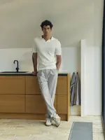 Casual Friday Casual Friday Mosvik Knit Polo - Marshmallow