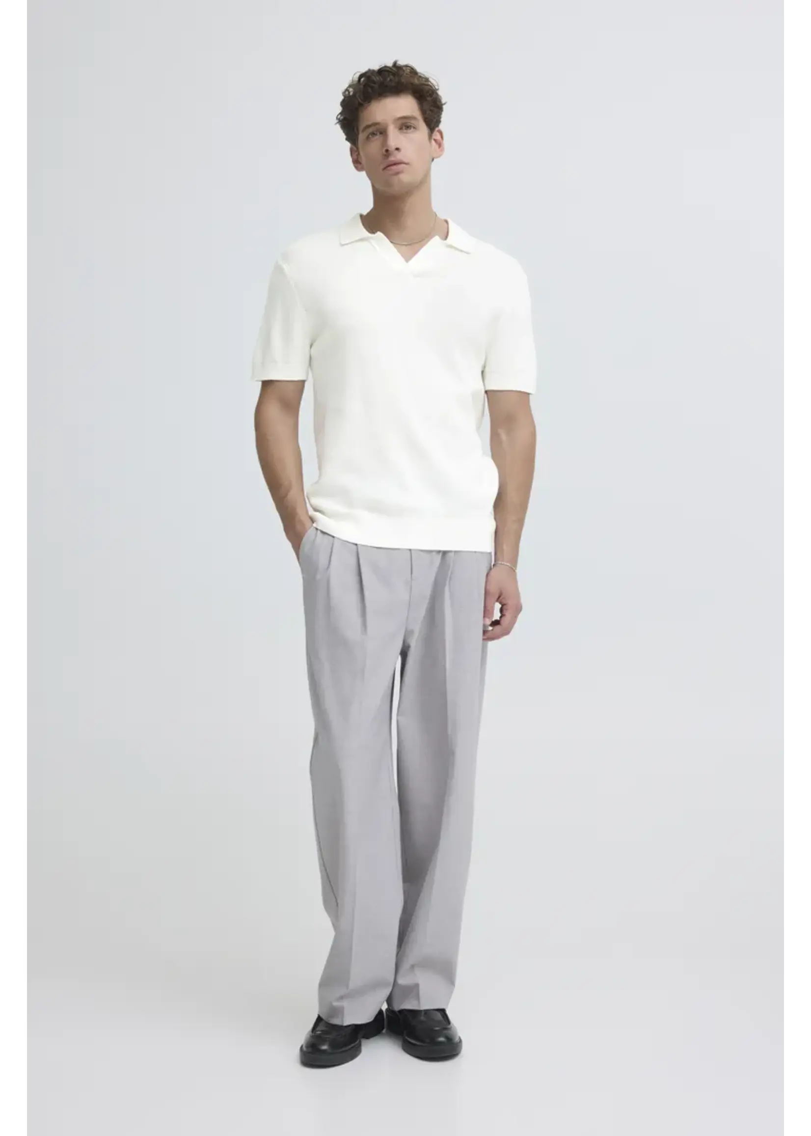 Casual Friday Casual Friday Polo en Tricot Mosvik - Marshmallow