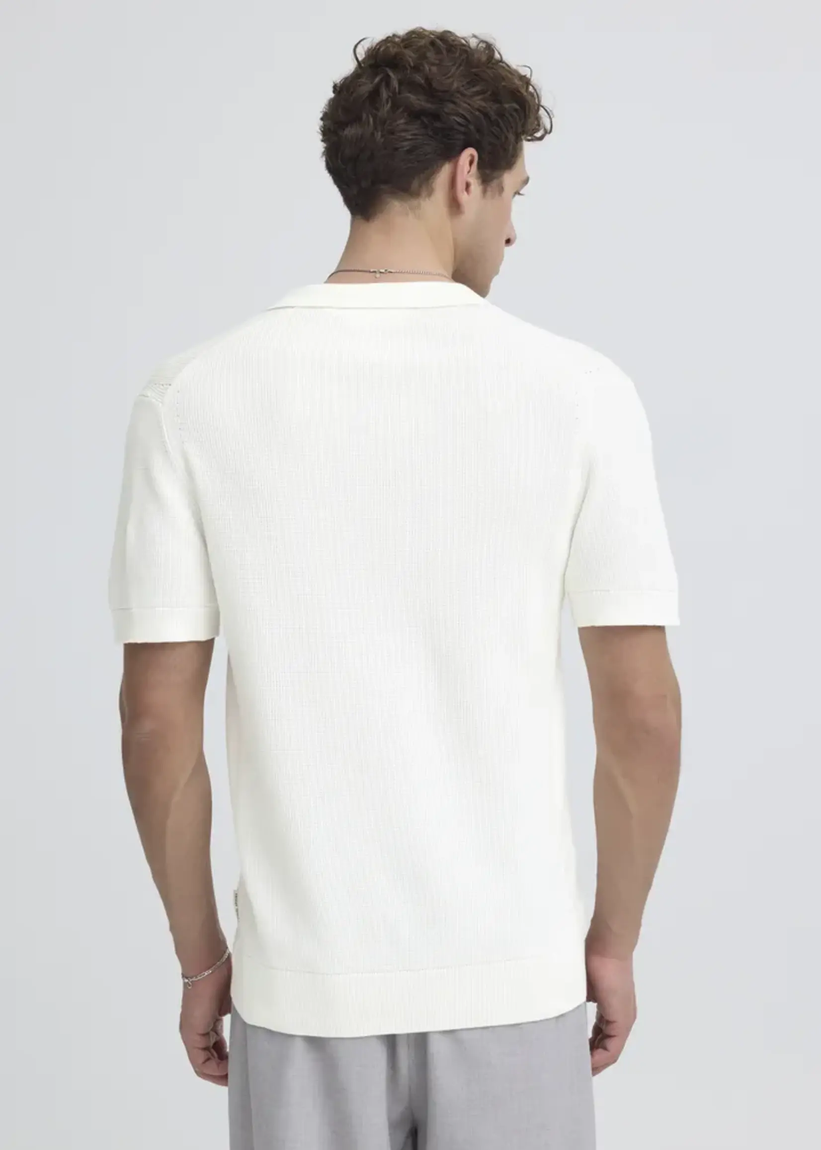 Casual Friday Casual Friday Polo en Tricot Mosvik - Marshmallow