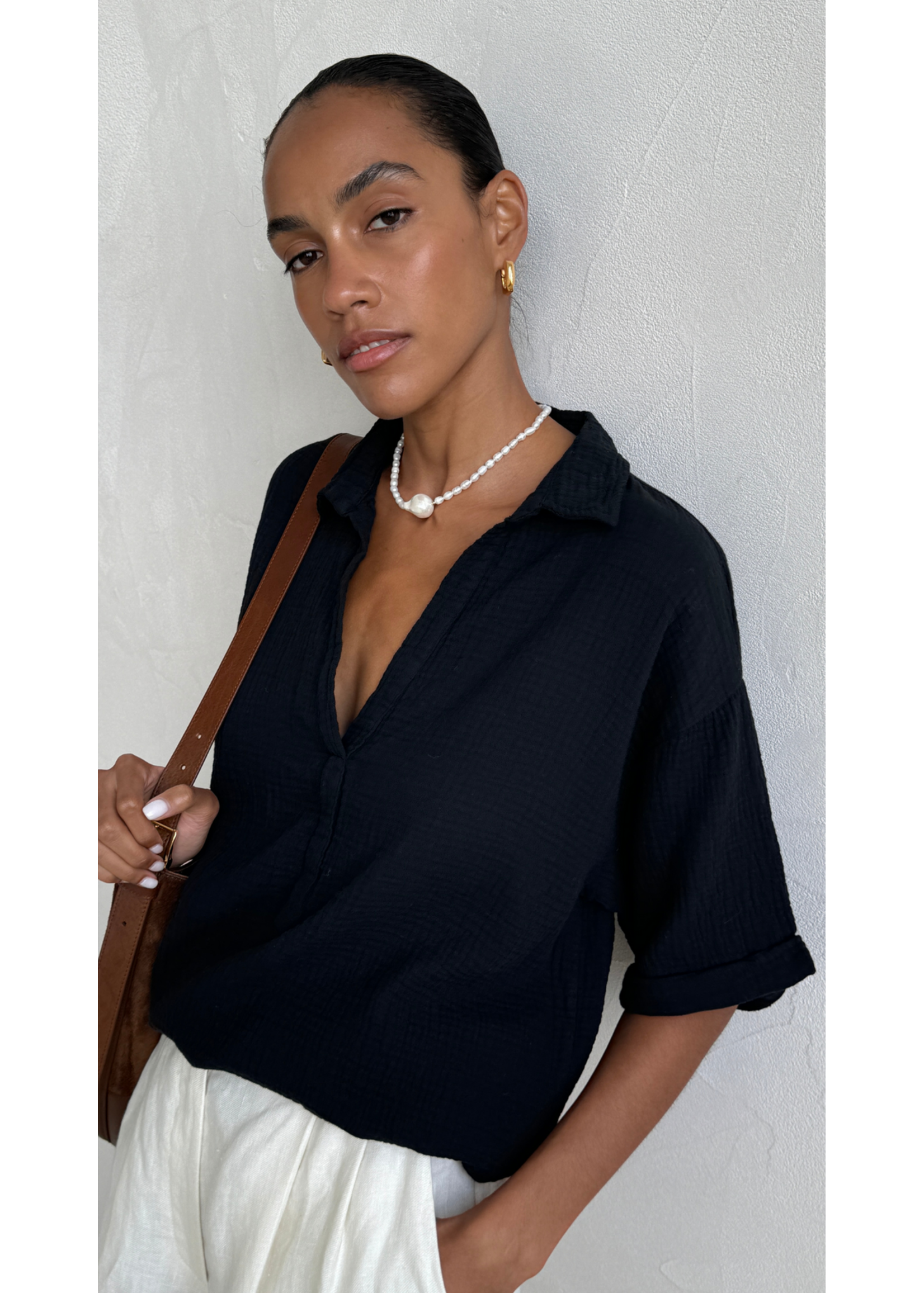 Charli Charli Chemise Mariana - Black
