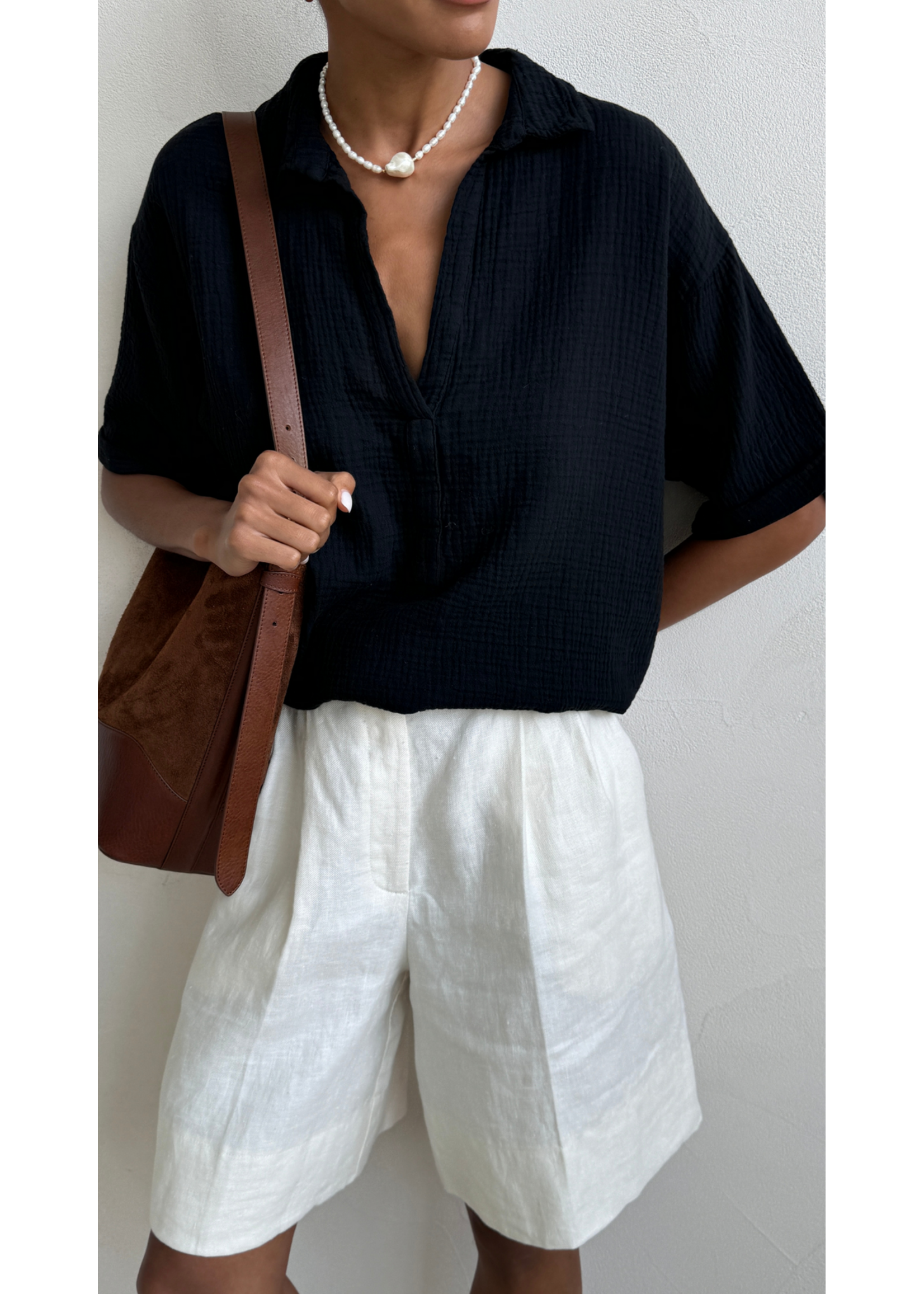Charli Charli Mariana Shirt - Black