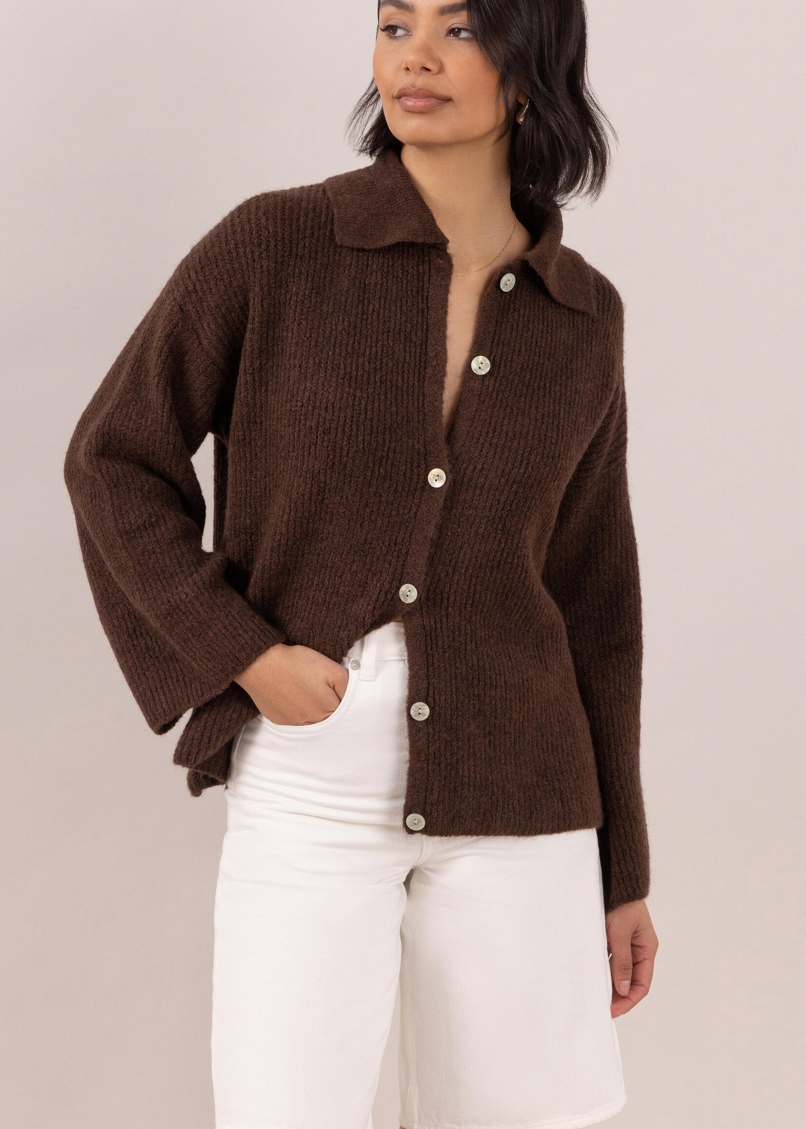 Charli Charli Cardigan Gale - Café