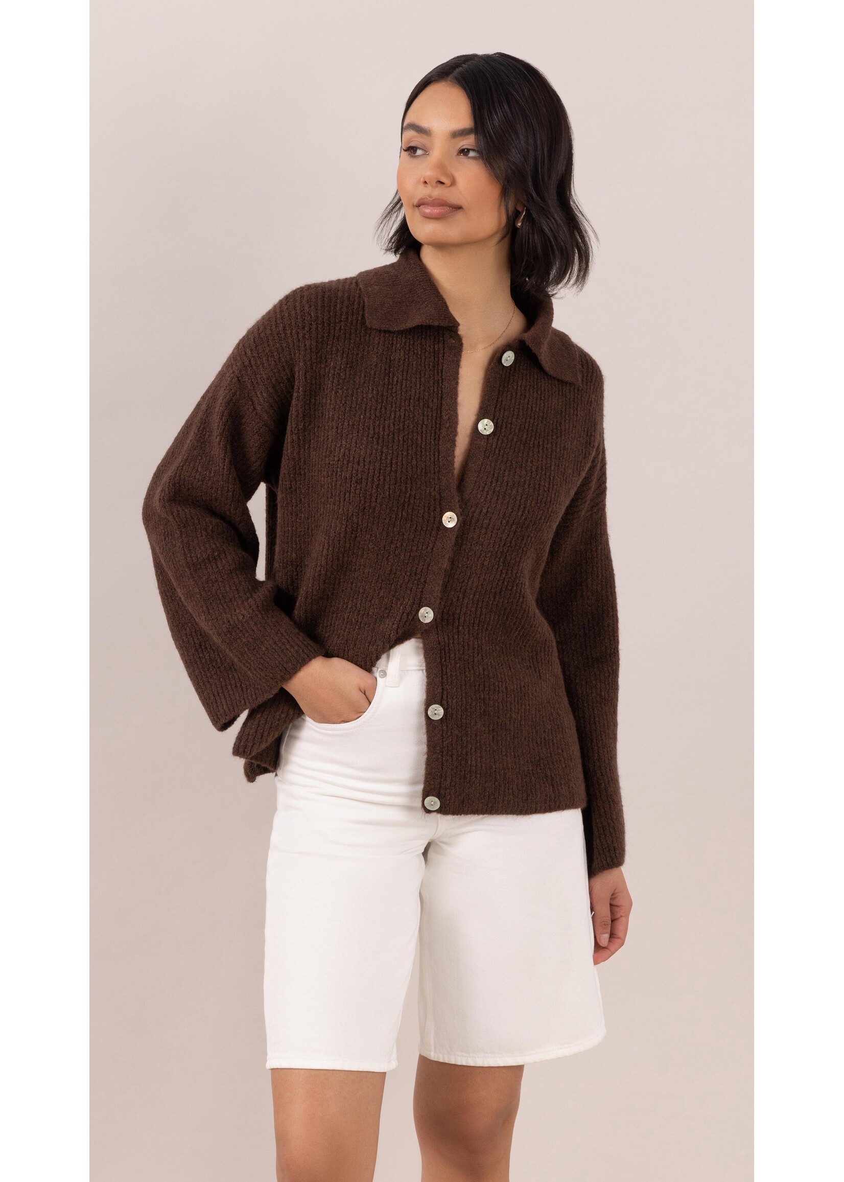 Charli Charli Gale Cardigan - Coffee