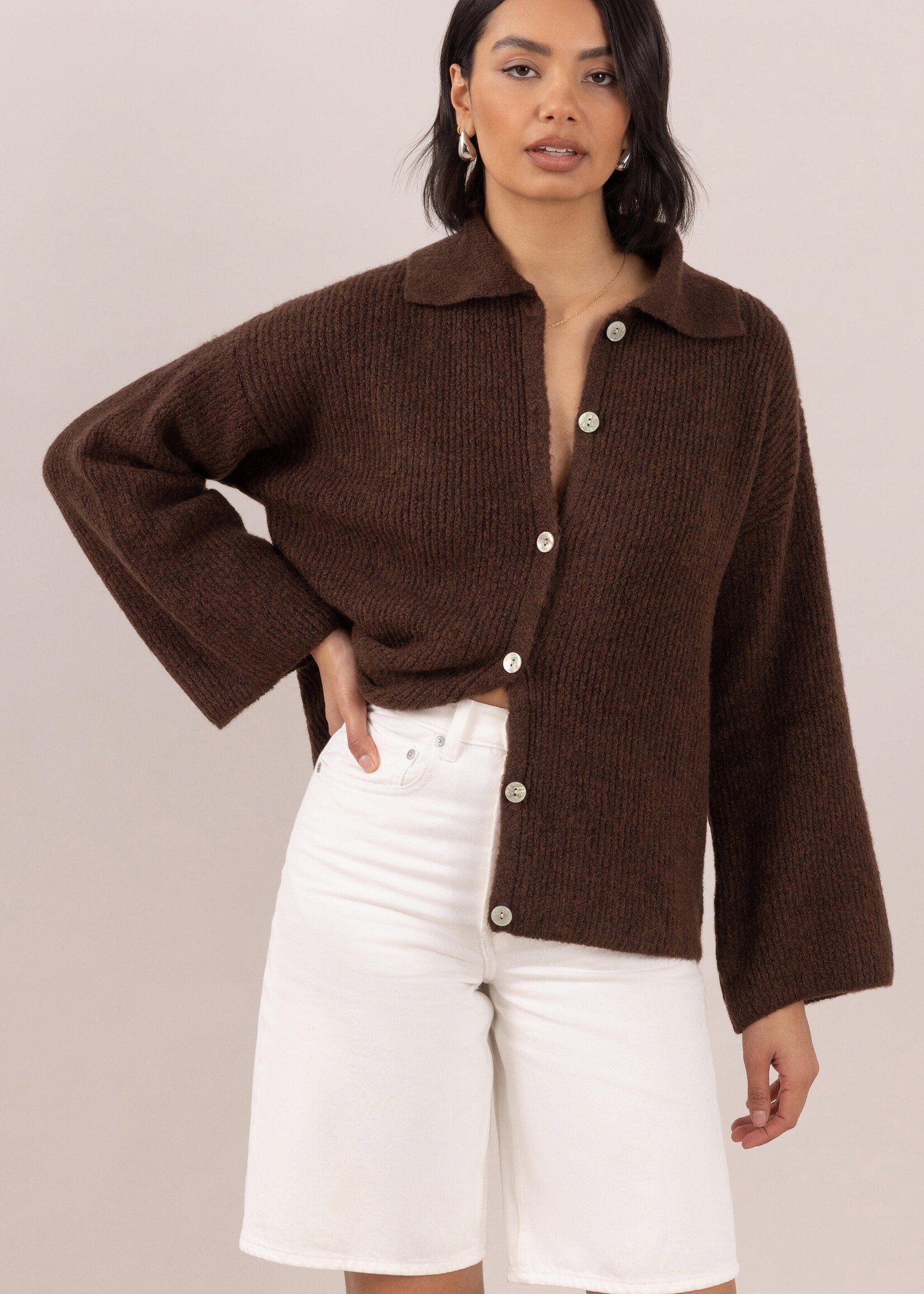 Charli Charli Gale Cardigan - Coffee