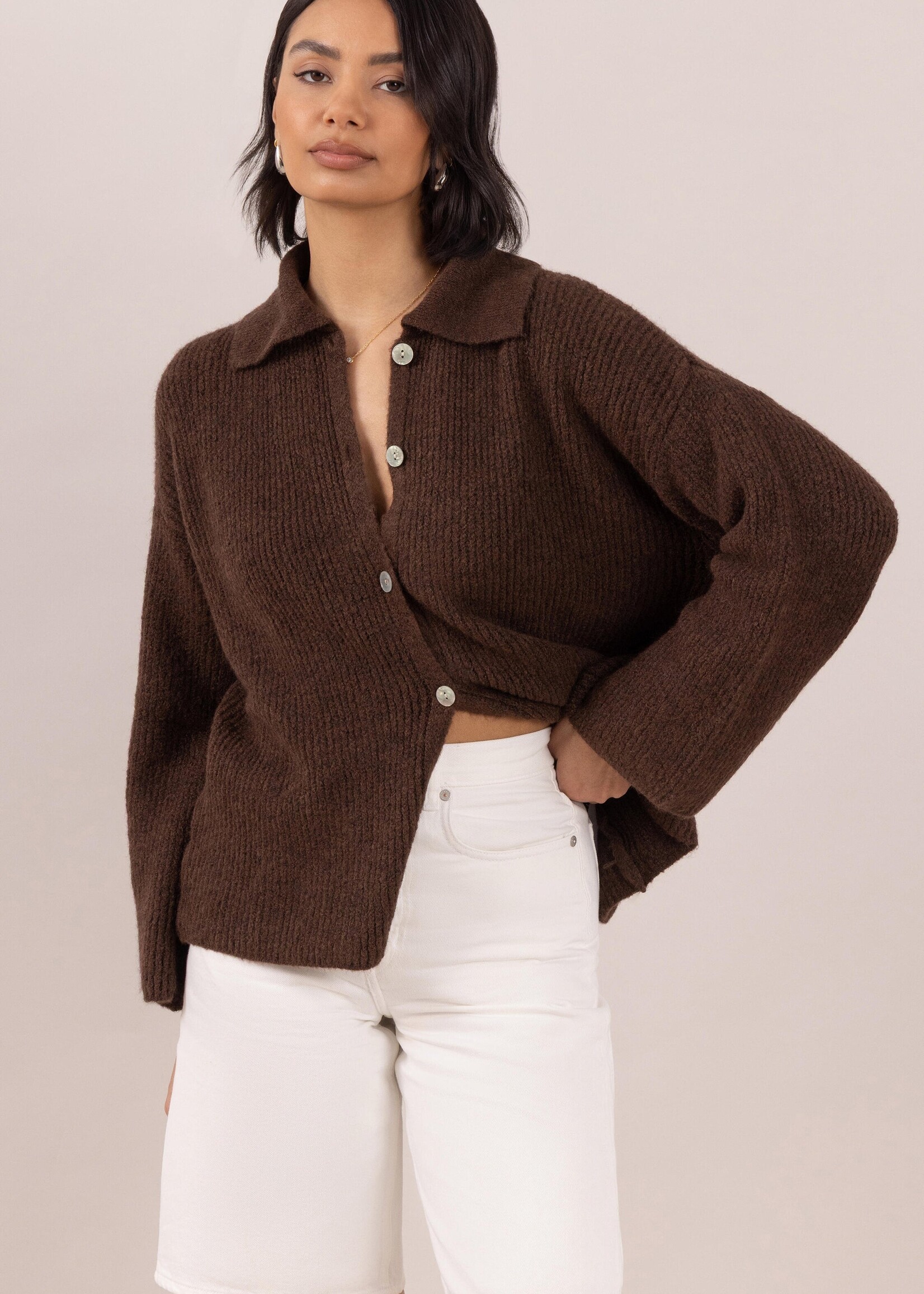 Charli Charli Cardigan Gale - Café