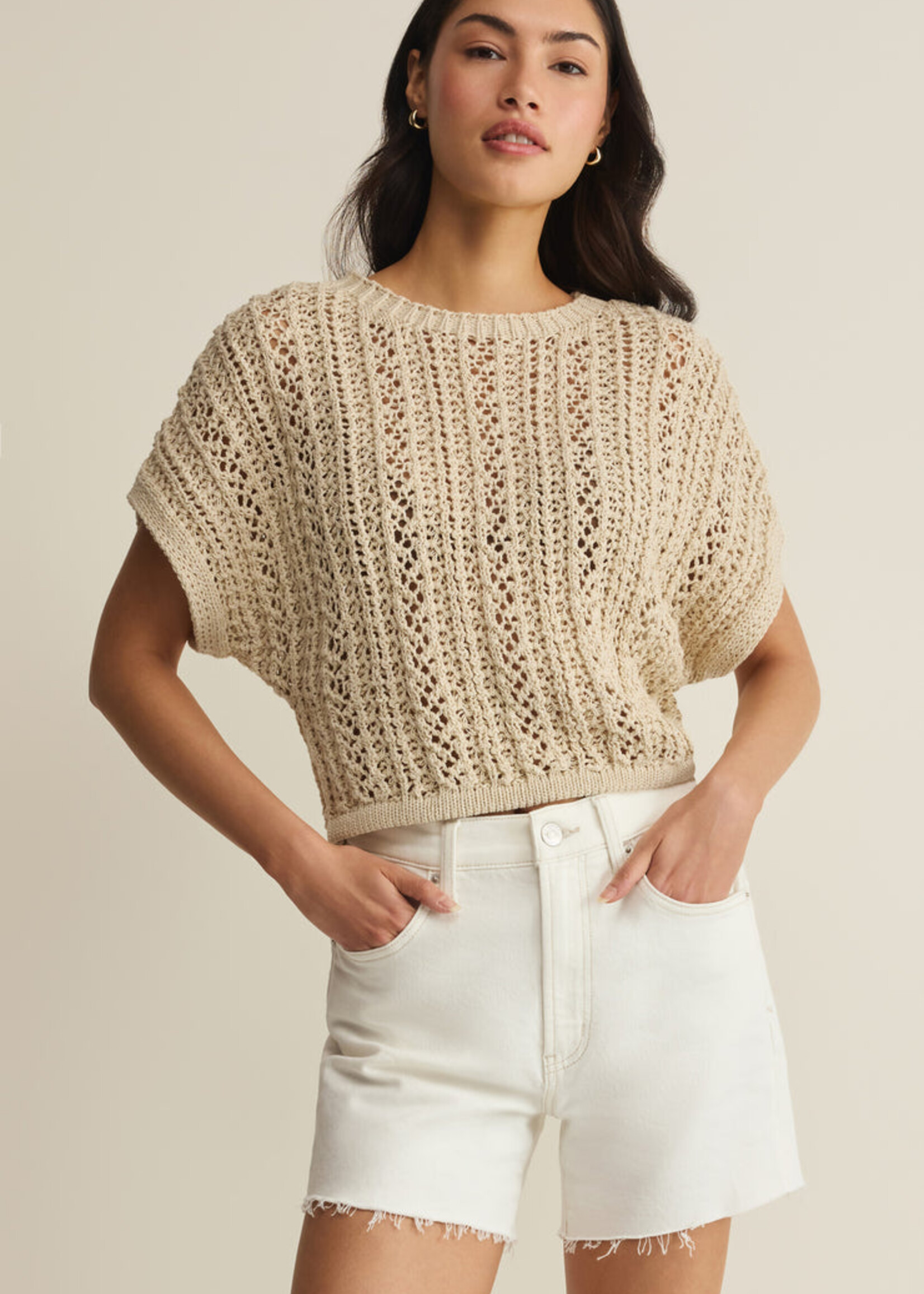 Z-Supply Z-Supply Ballast Crochet Sweater - Natural