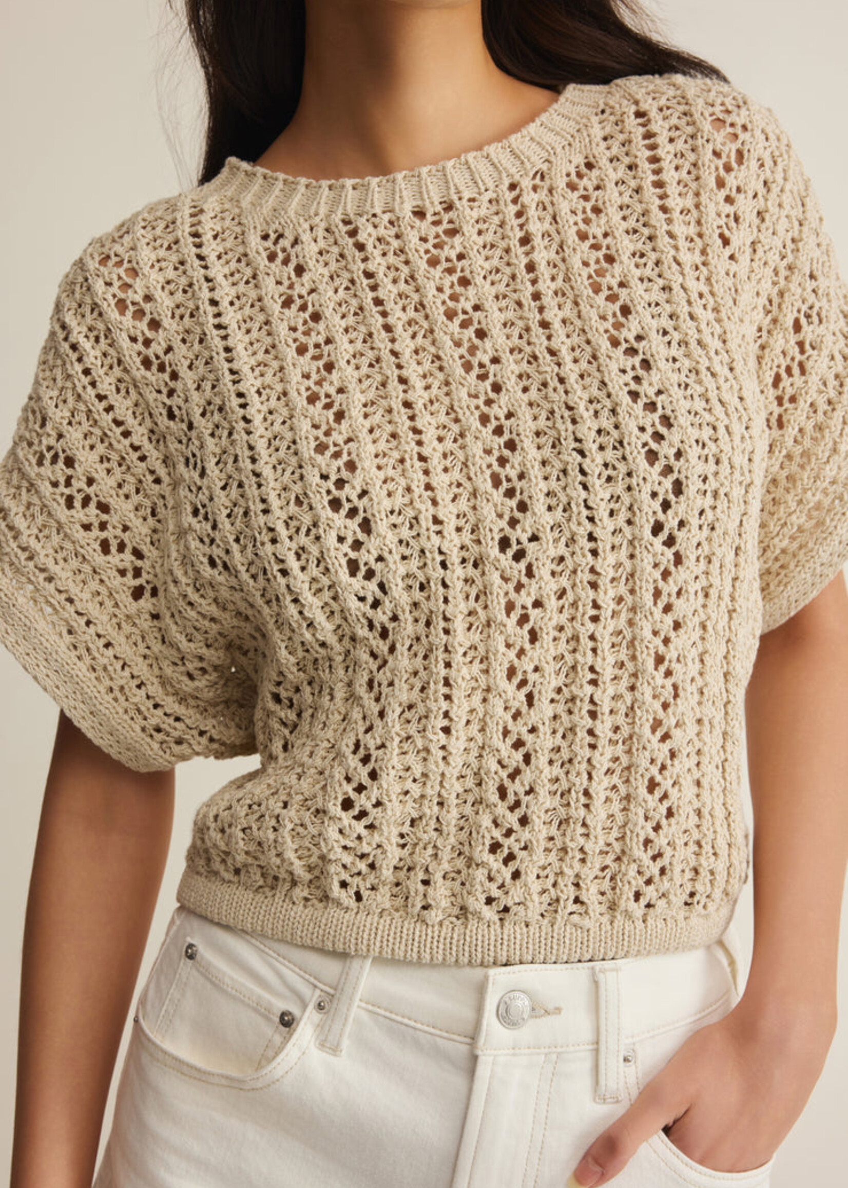 Z-Supply Z-Supply Ballast Crochet Sweater - Natural