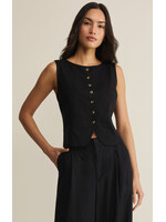 Z-Supply Z-Supply Roman Linen Vest - Black