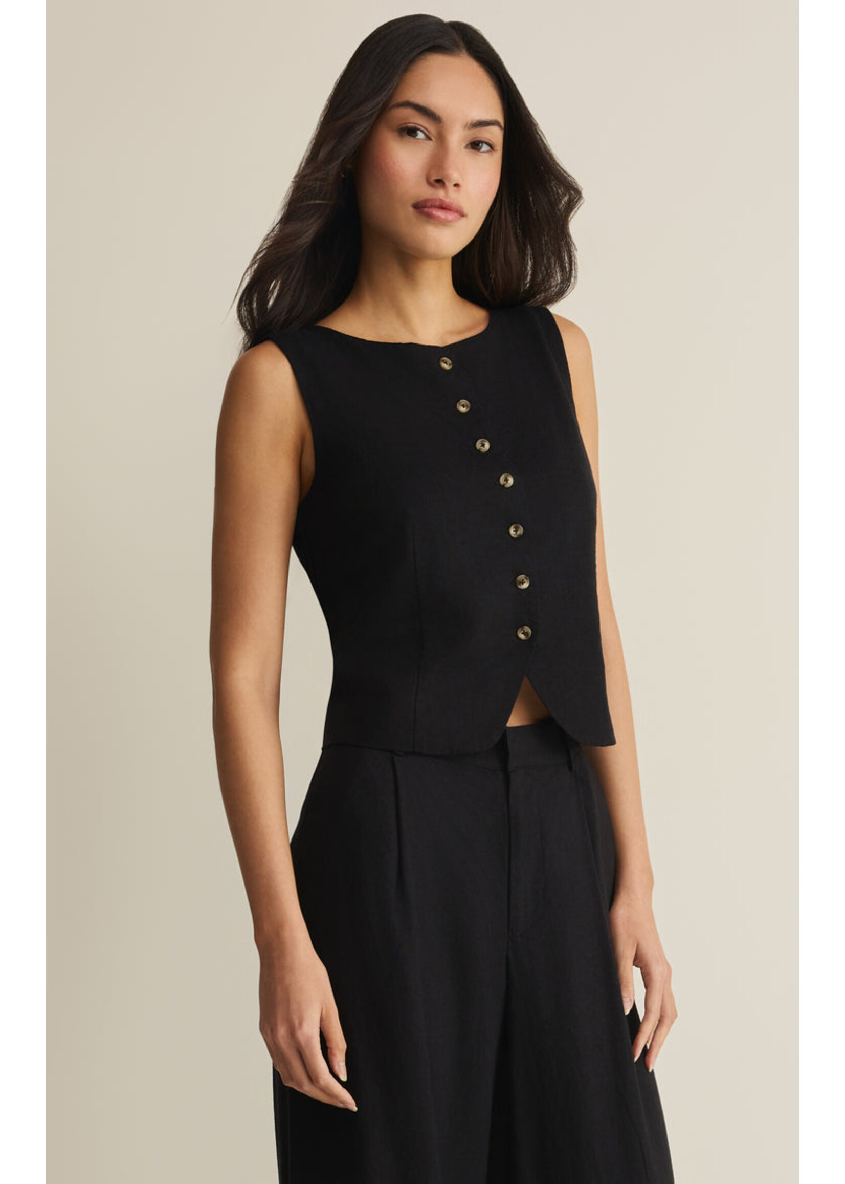 Z-Supply Z-Supply Veste en Lin Roman - Noir