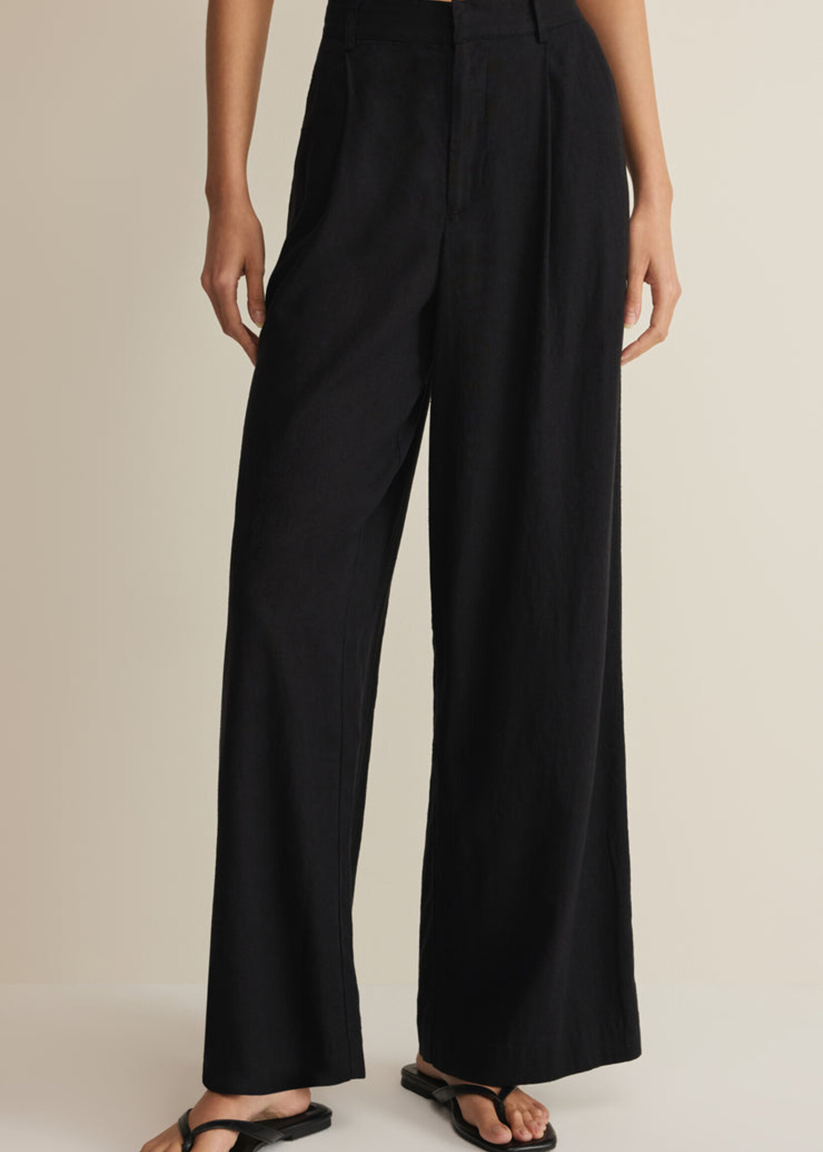 Z-Supply Z-Supply Overlook Linen Pant - Black