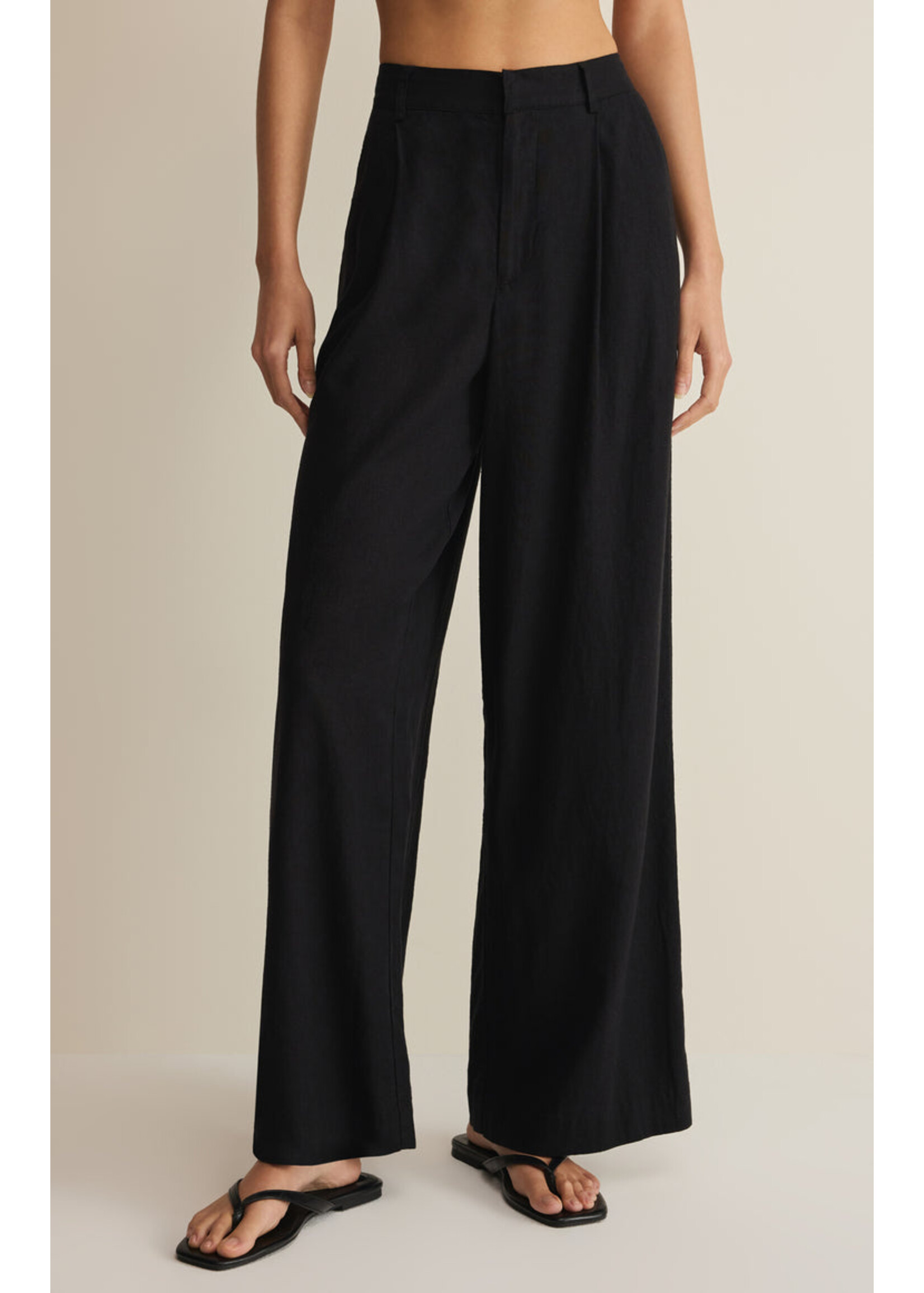 Z-Supply Z-Supply Overlook Linen Pant - Black