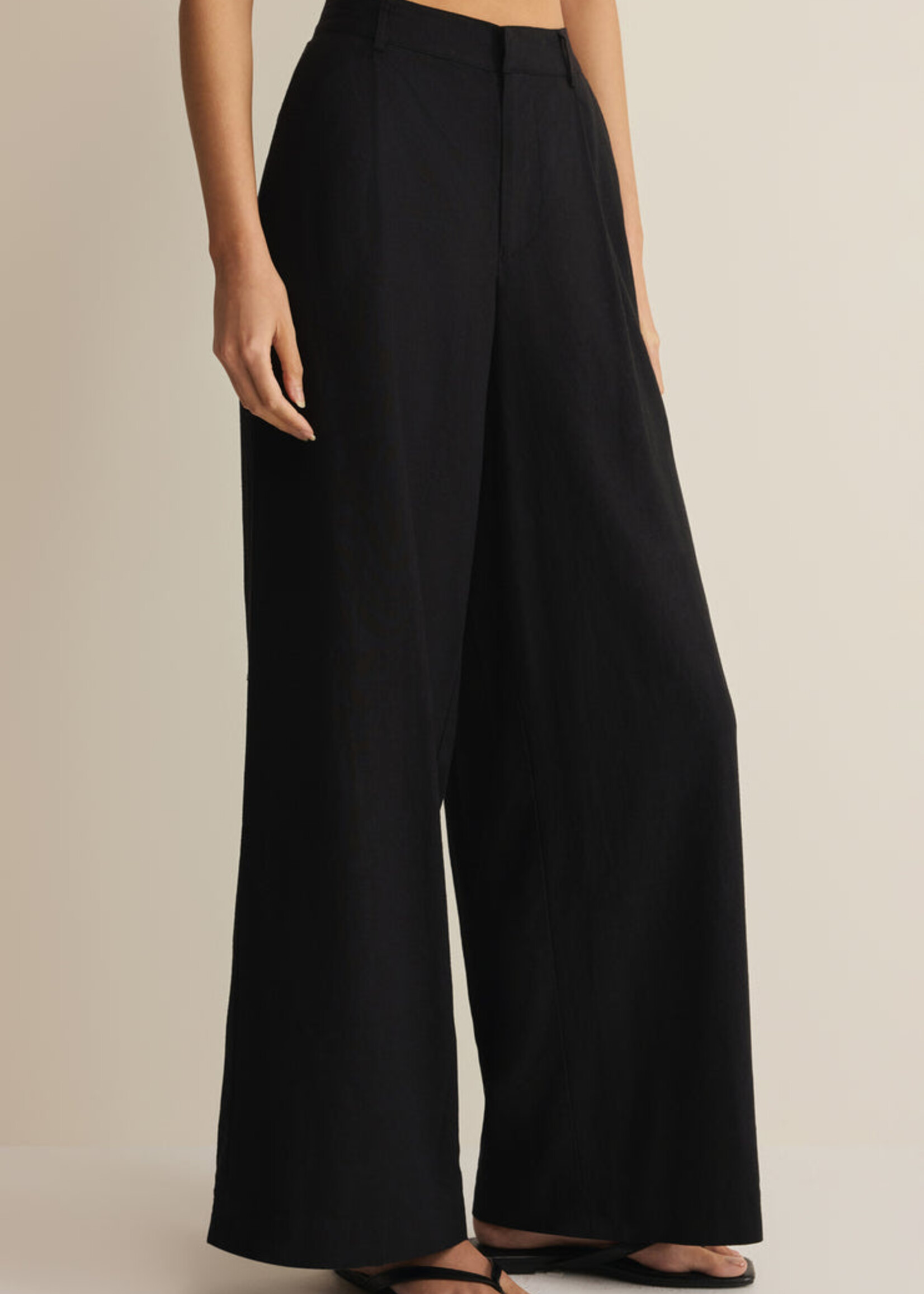 Z-Supply Z-Supply Pantalon de Lin Overlook - Noir