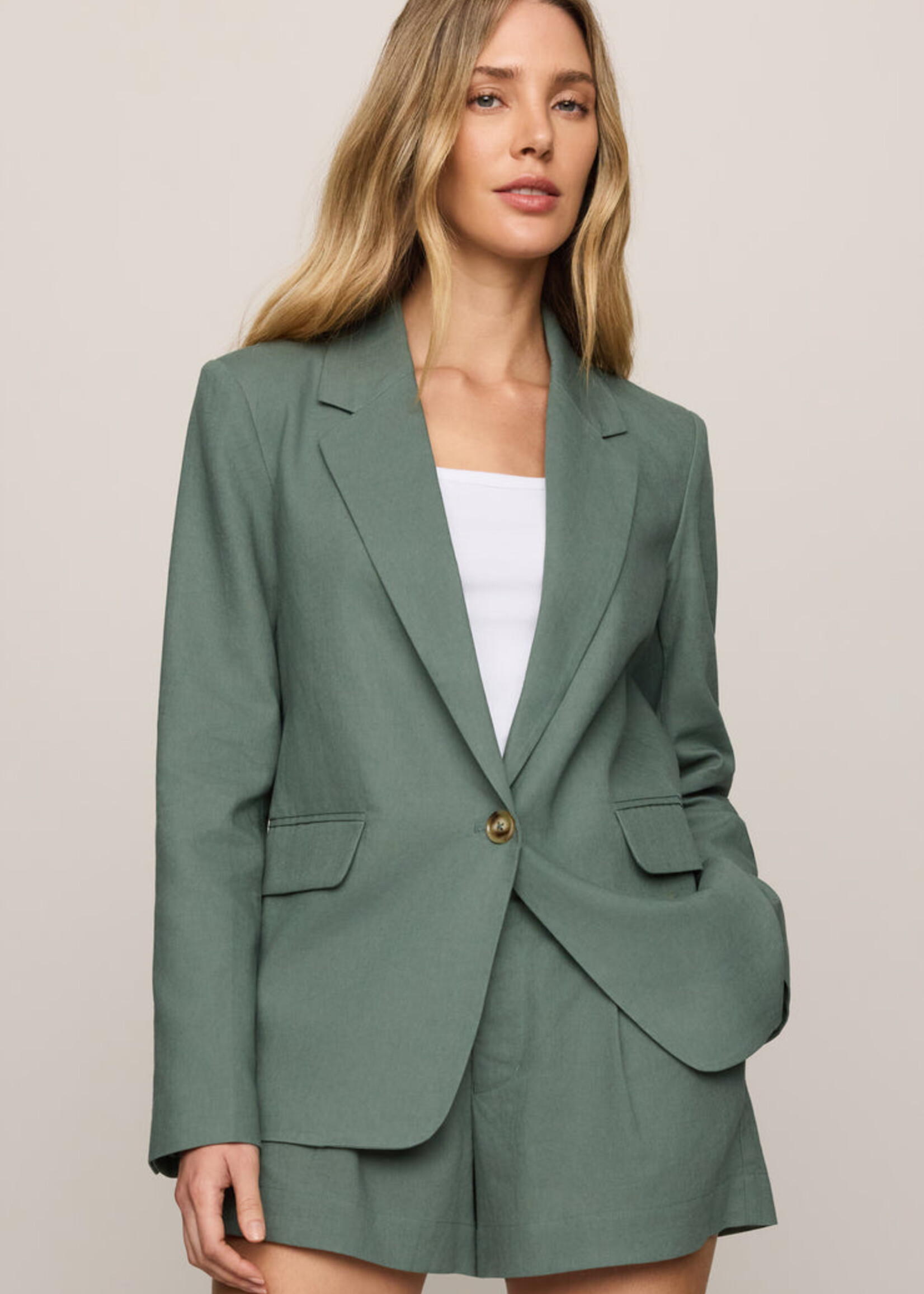 Z-Supply Z-Supply Blazer en Lin Evan - Everglade