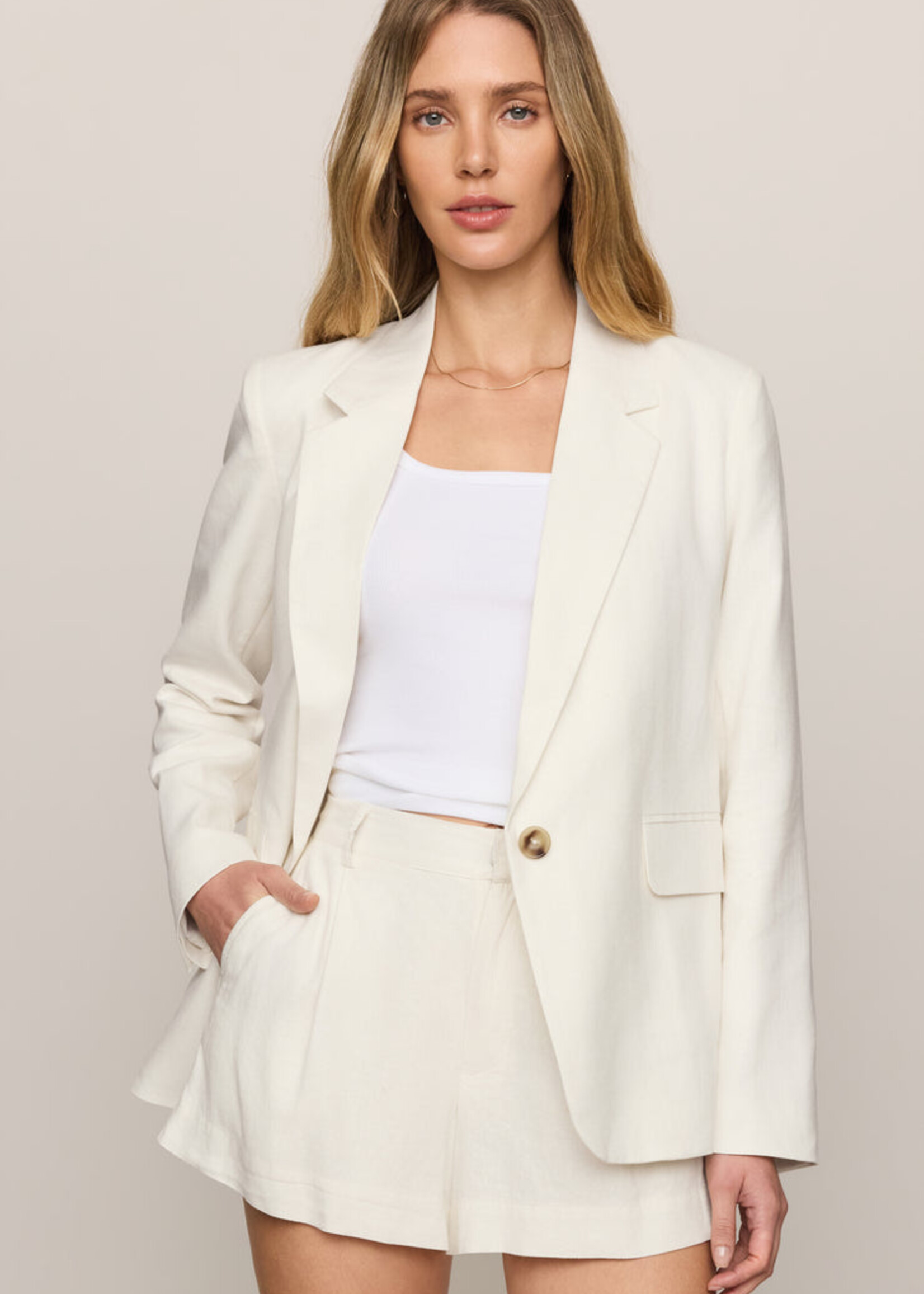Z-Supply Z-Supply Evan Linen Blazer - Cloud