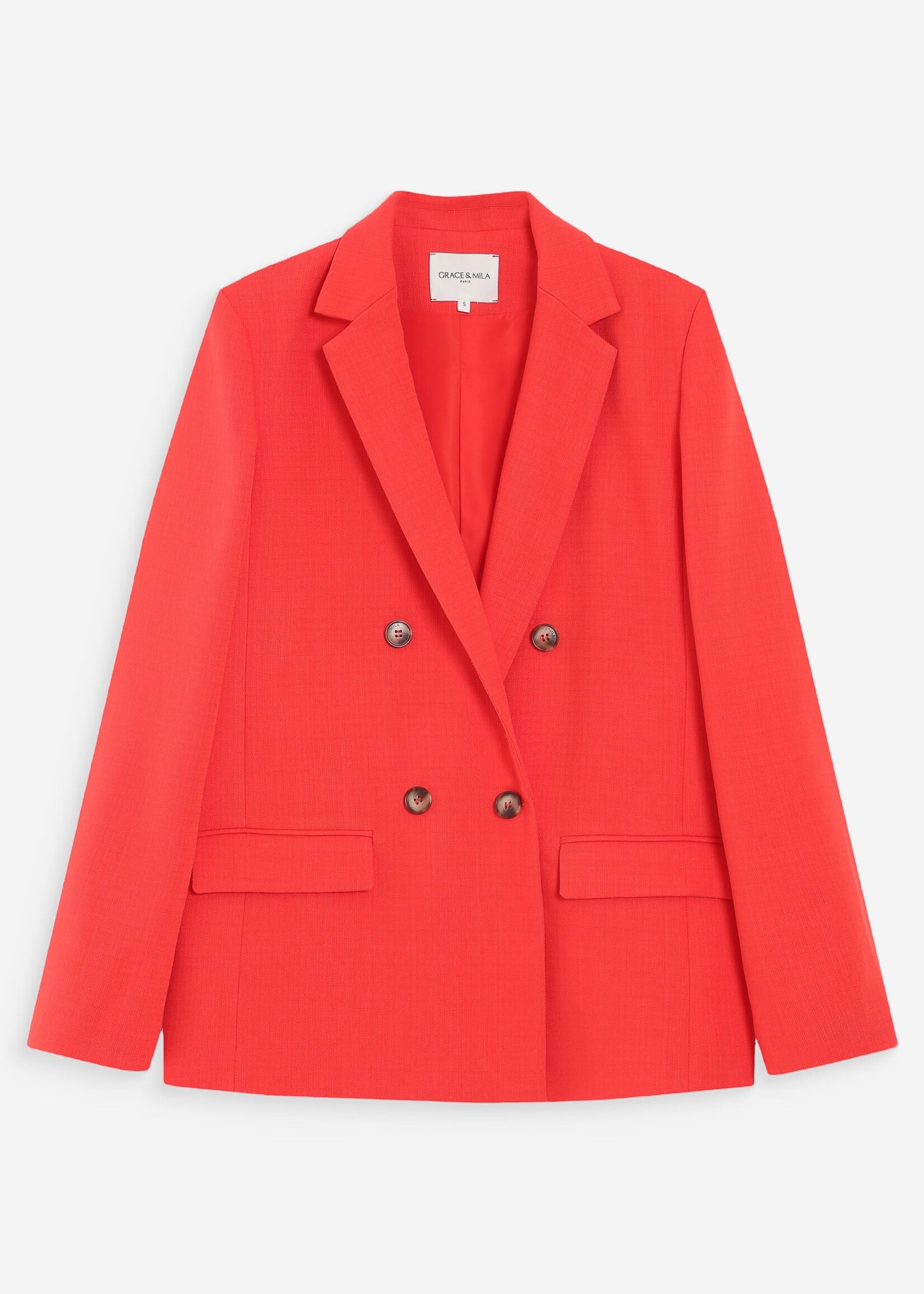 Grace and Mila Grace & Mila Parfaite Blazer - Sanguine
