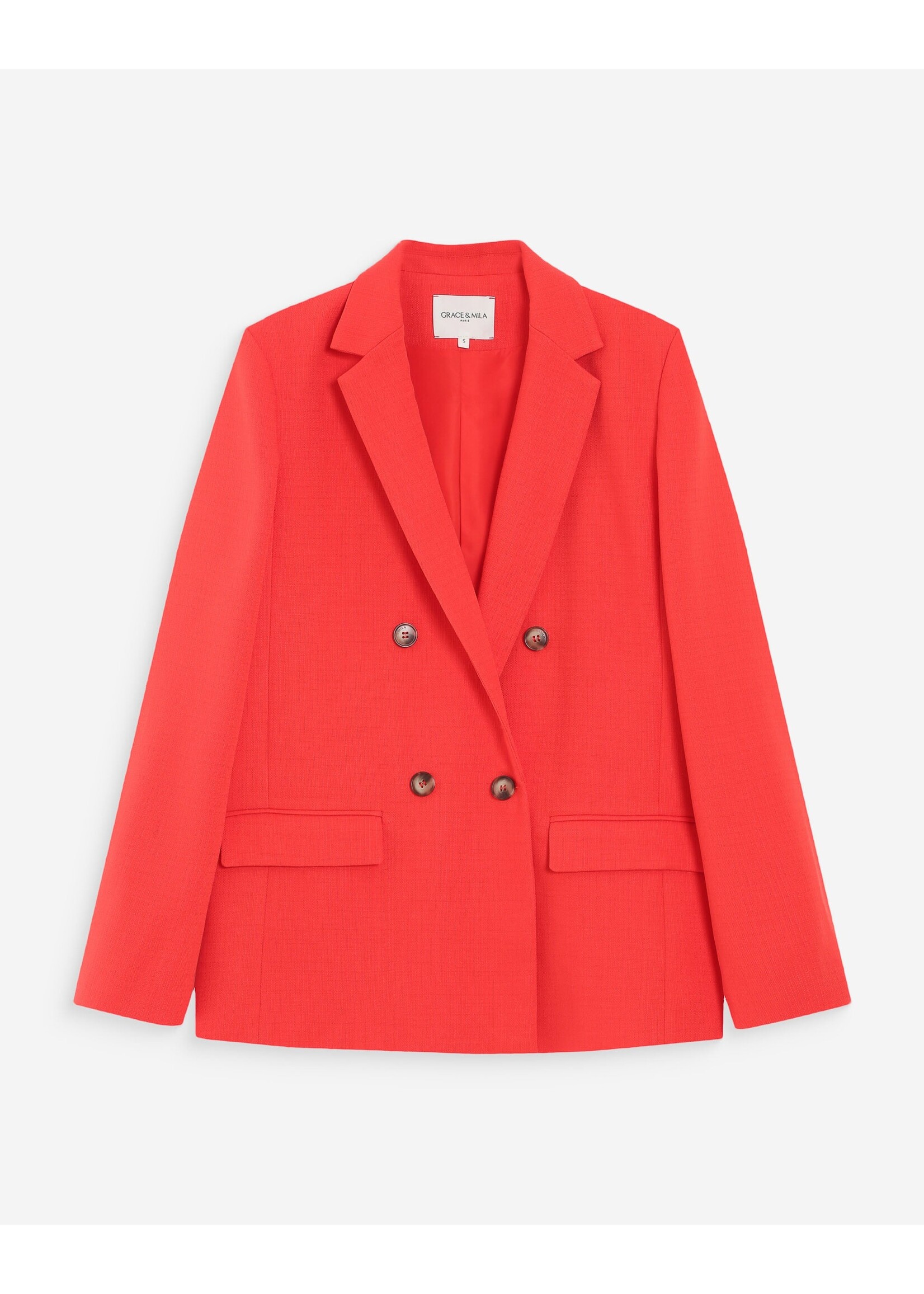 Grace and Mila Grace & Mila Parfaite Blazer - Sanguine