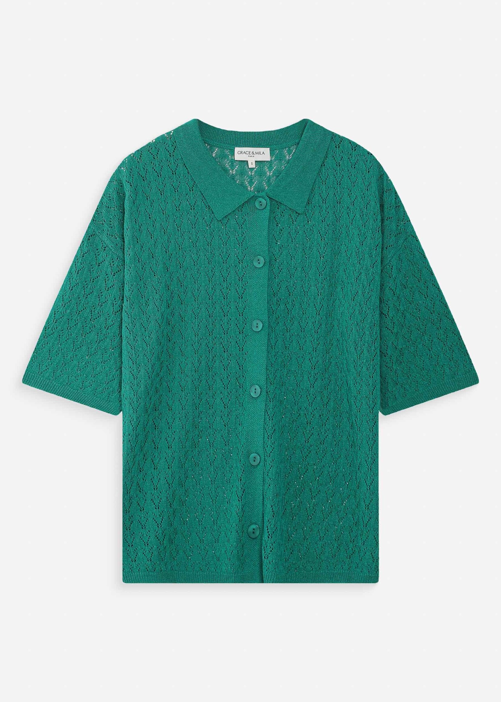 Grace and Mila Grace & Mila Vadim Cardigan - Vert