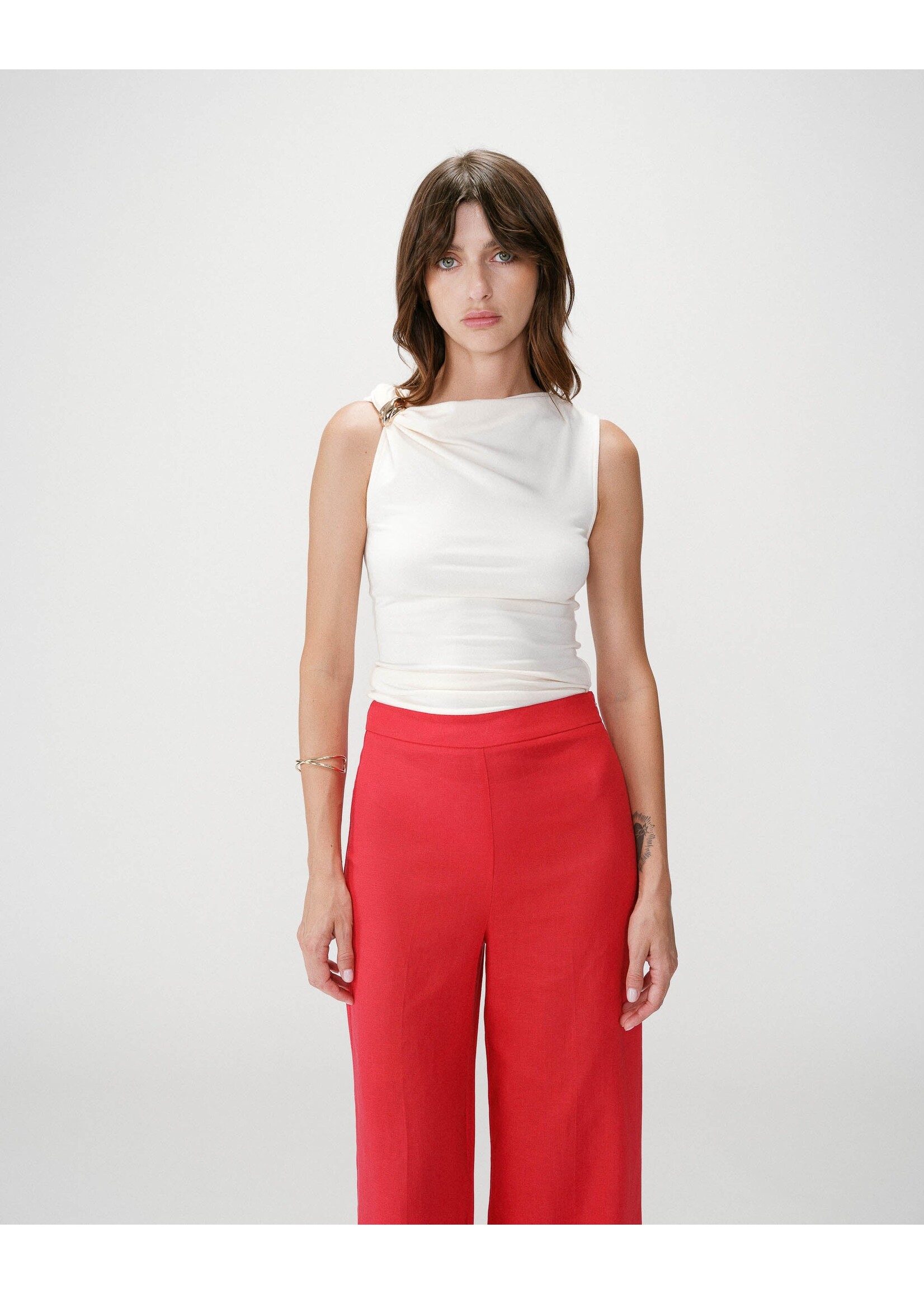 Grace and Mila Grace & Mila Wesley Pants - Rouge
