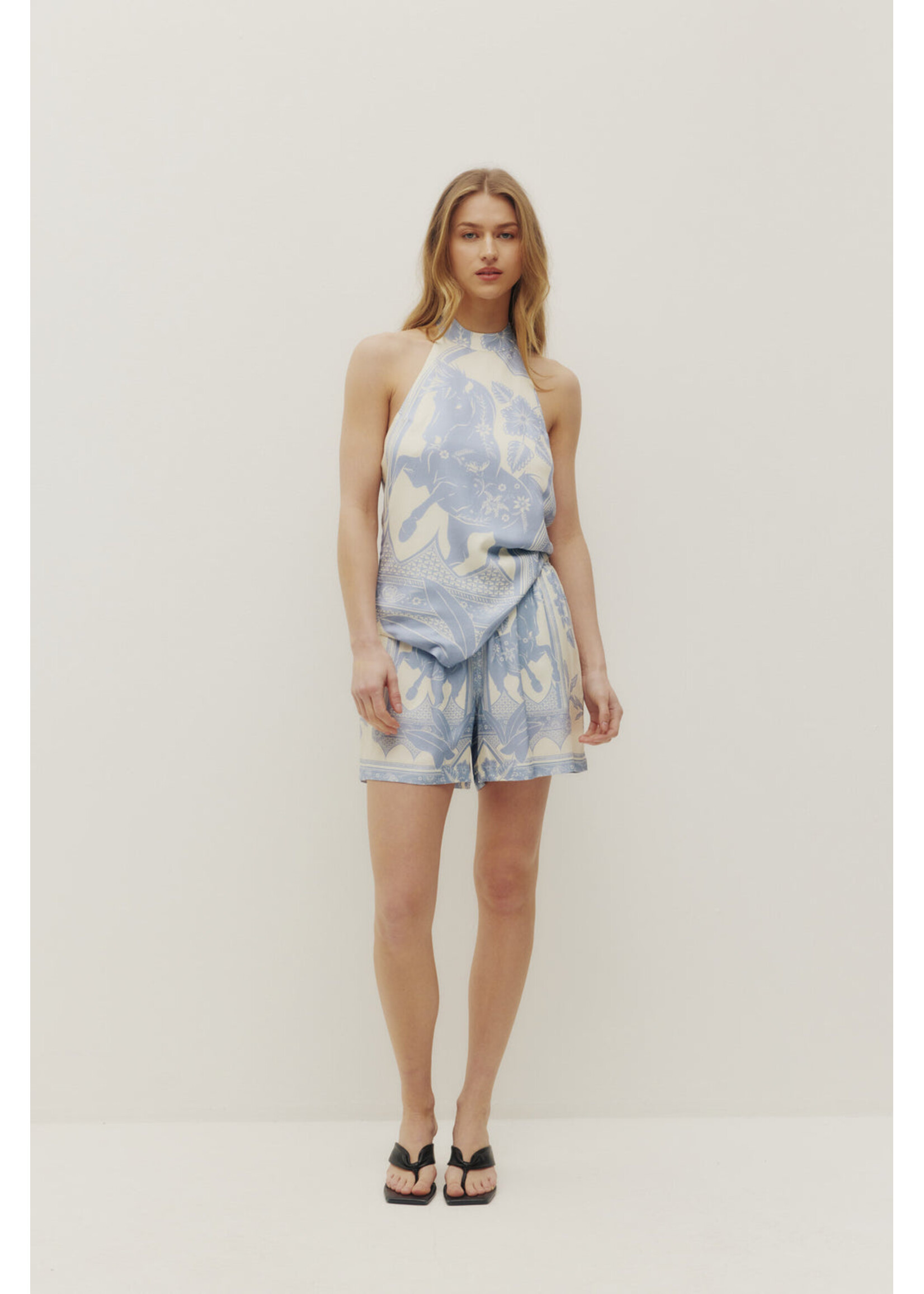 Kuwalla Kuwalla Western Boho Halter - Blue Horse