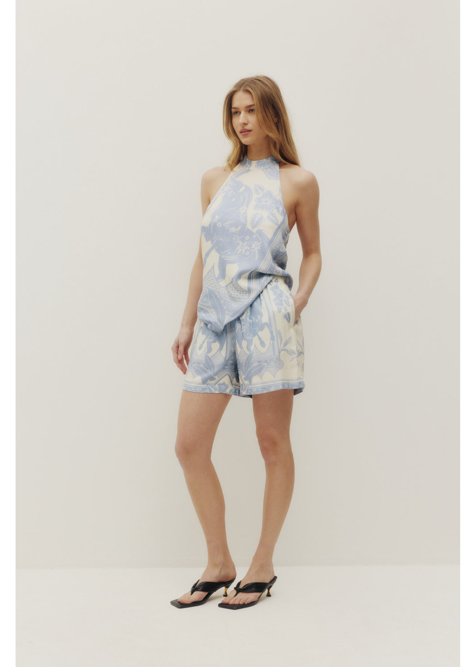 Kuwalla Kuwalla Western Boho Halter - Blue Horse