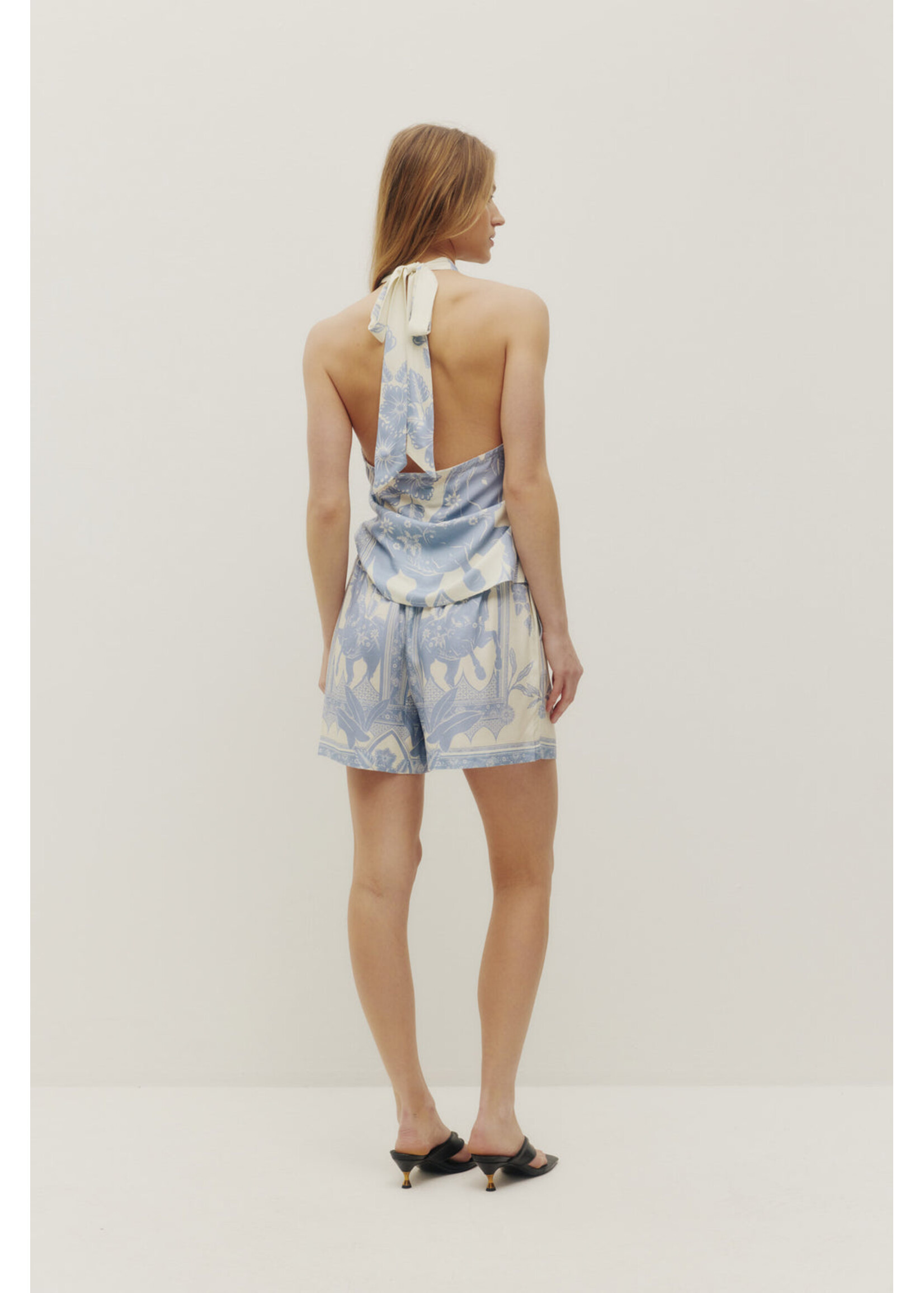 Kuwalla Kuwalla Western Haut Court Style Bohème - Blue Horse