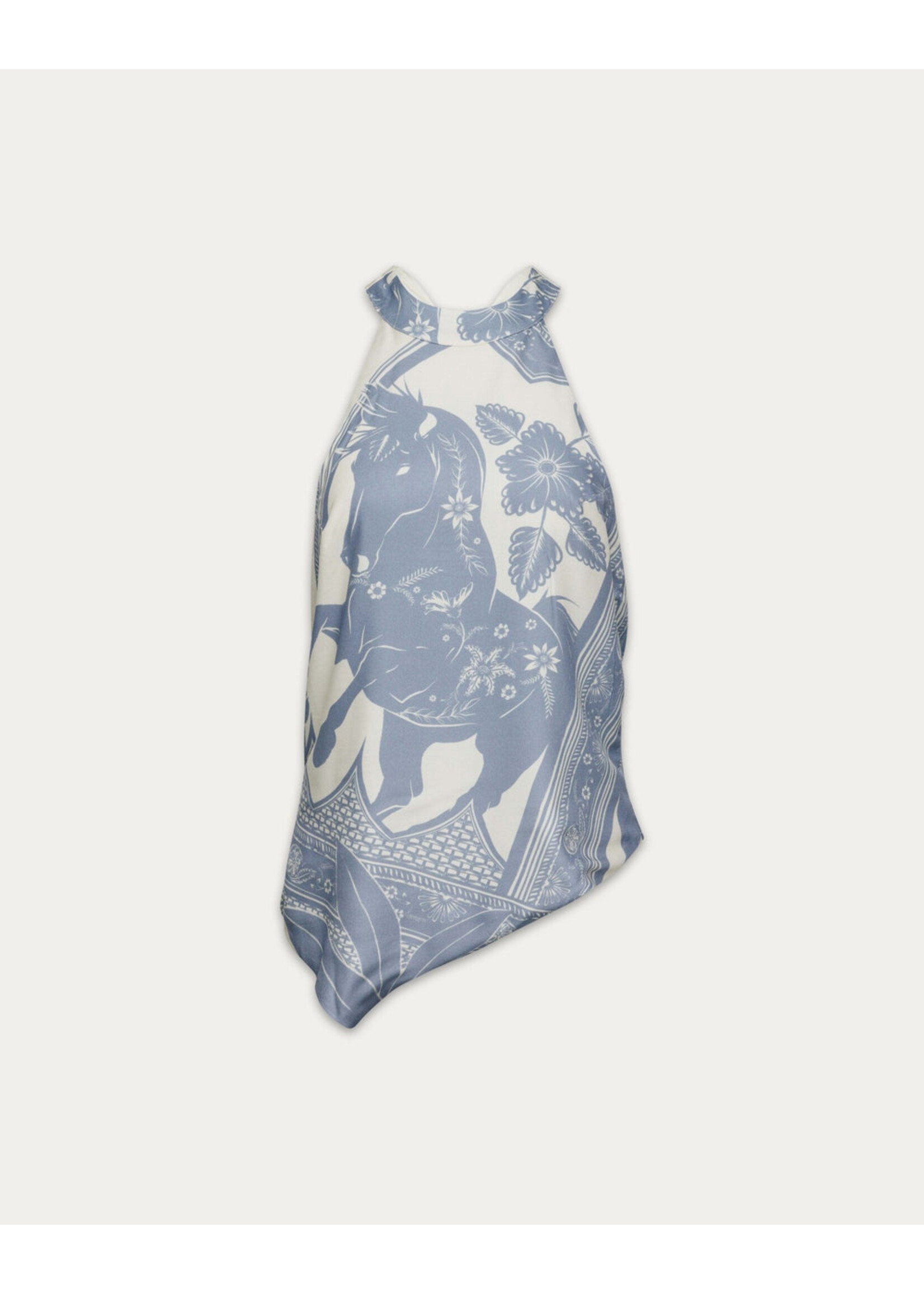 Kuwalla Kuwalla Western Boho Halter - Blue Horse