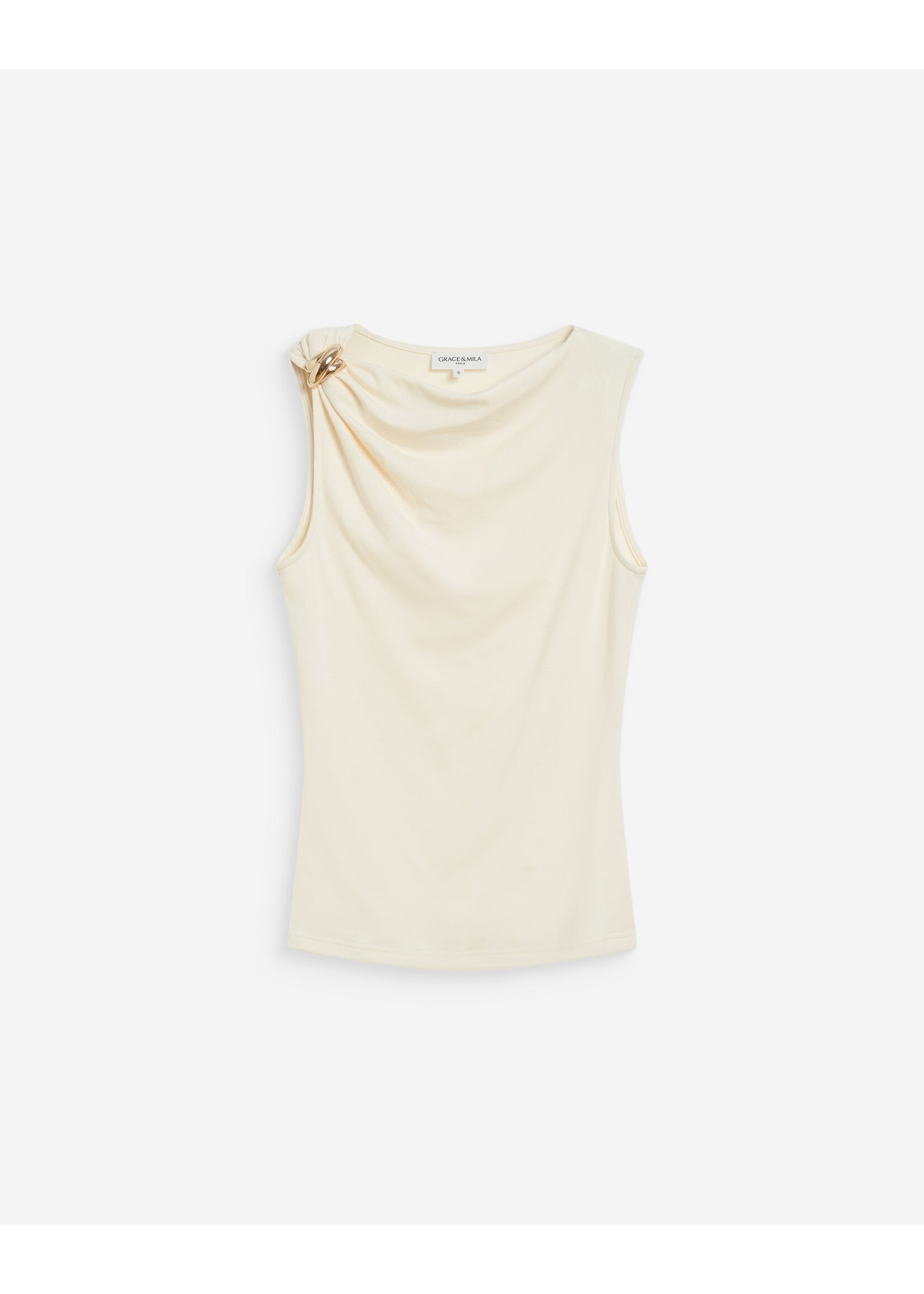 Grace and Mila Grace & Mila Wagner Tank - Ecru