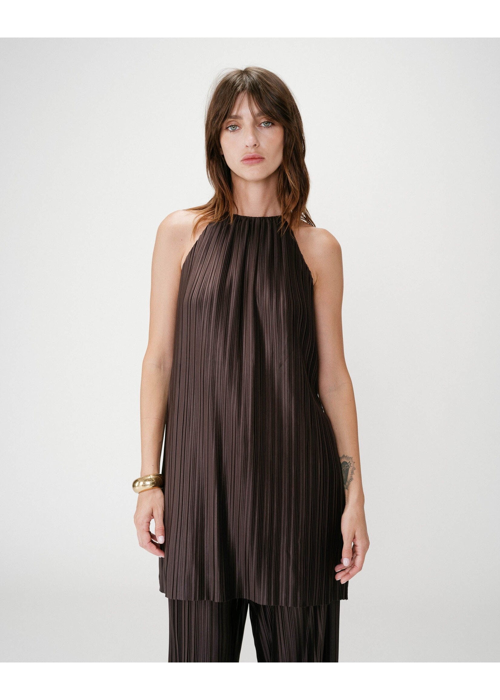 Grace and Mila Grace & Mila Wilona Dress - Chocolat